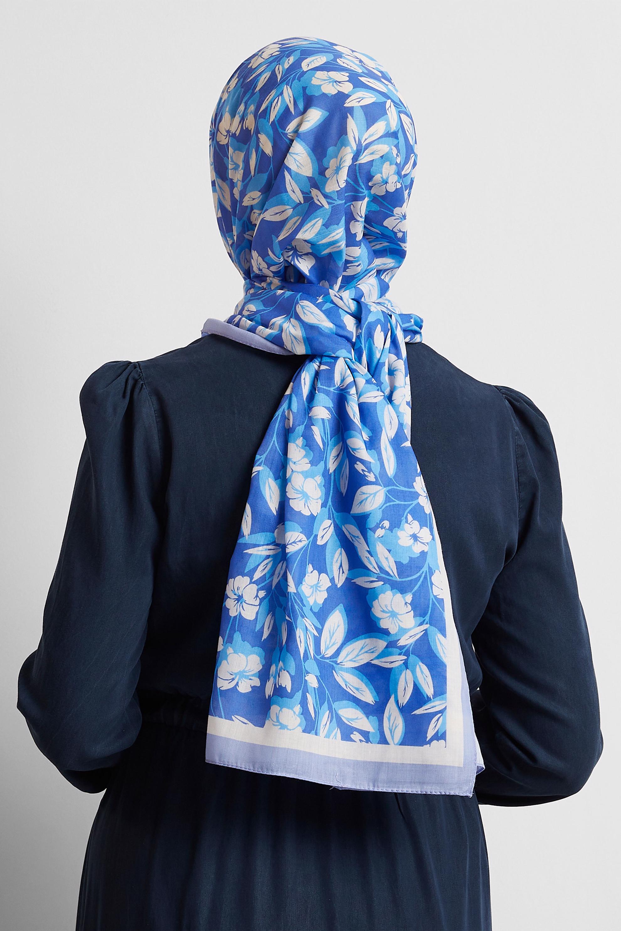 Tesettür giyim LACİVERT ALVİNA ŞAL 8555