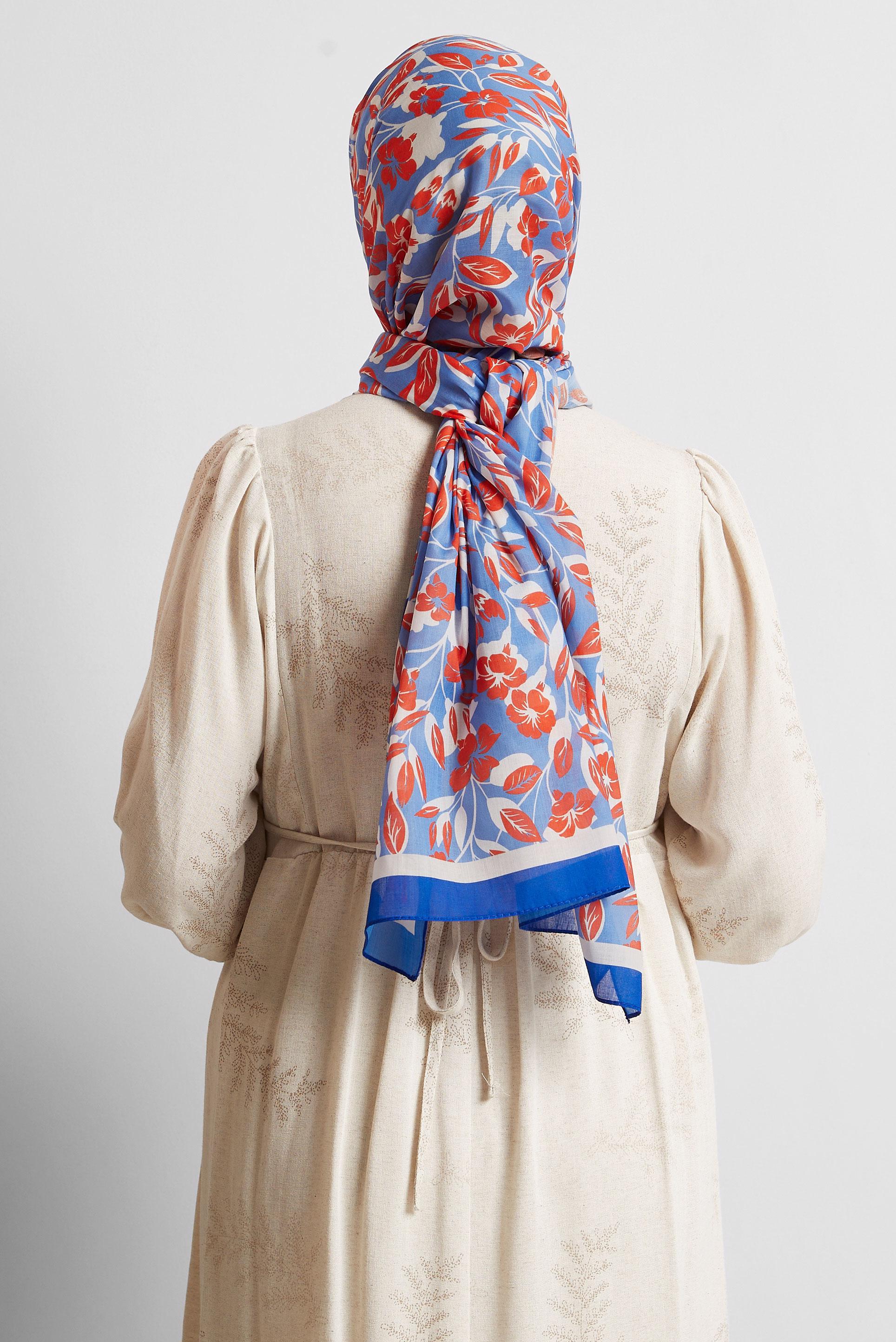 Tesettür giyim LACİVERT ALVİNA ŞAL 8555