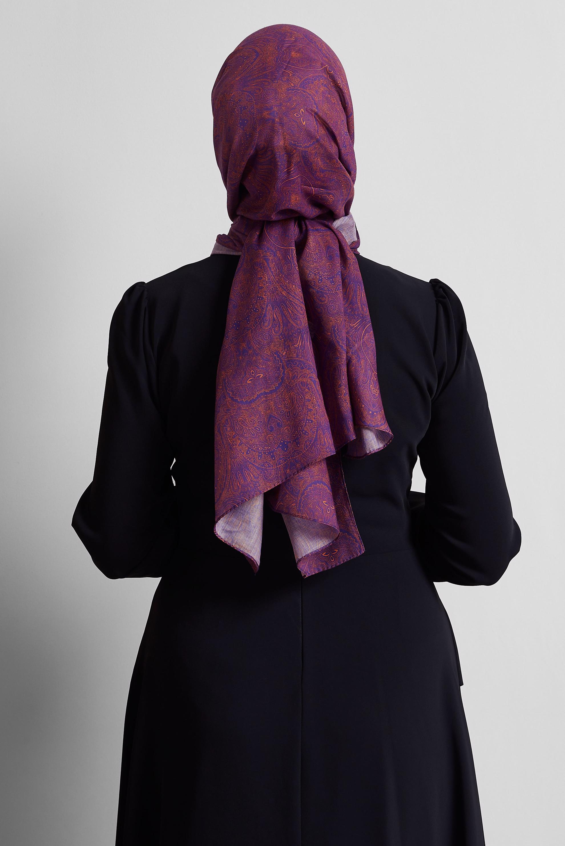 Tesettür giyim MÜRDÜM ALVİNA ŞAL 8556