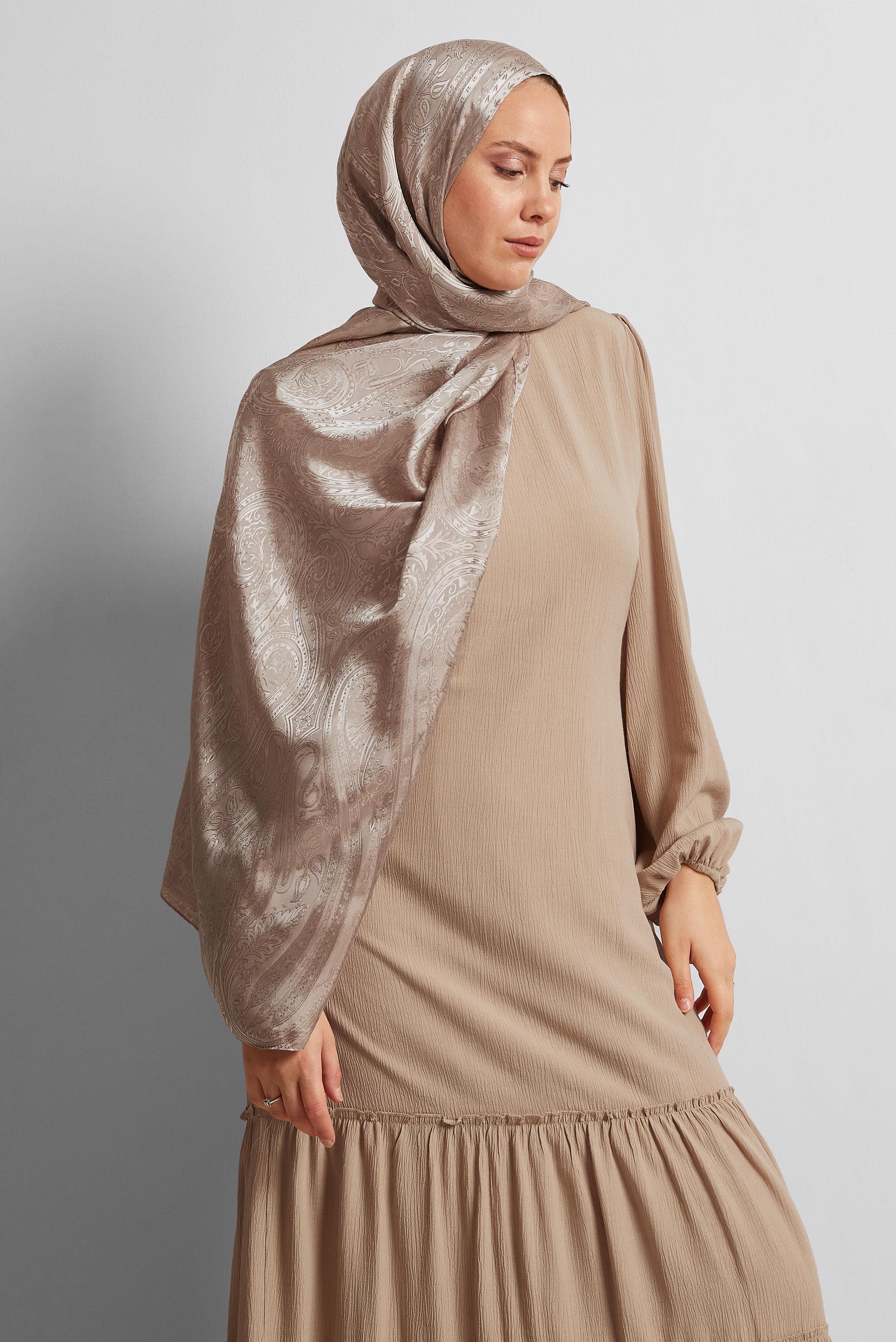 Vêtements hijab VISON CHÂLE JACQUARD ALVINA 8568