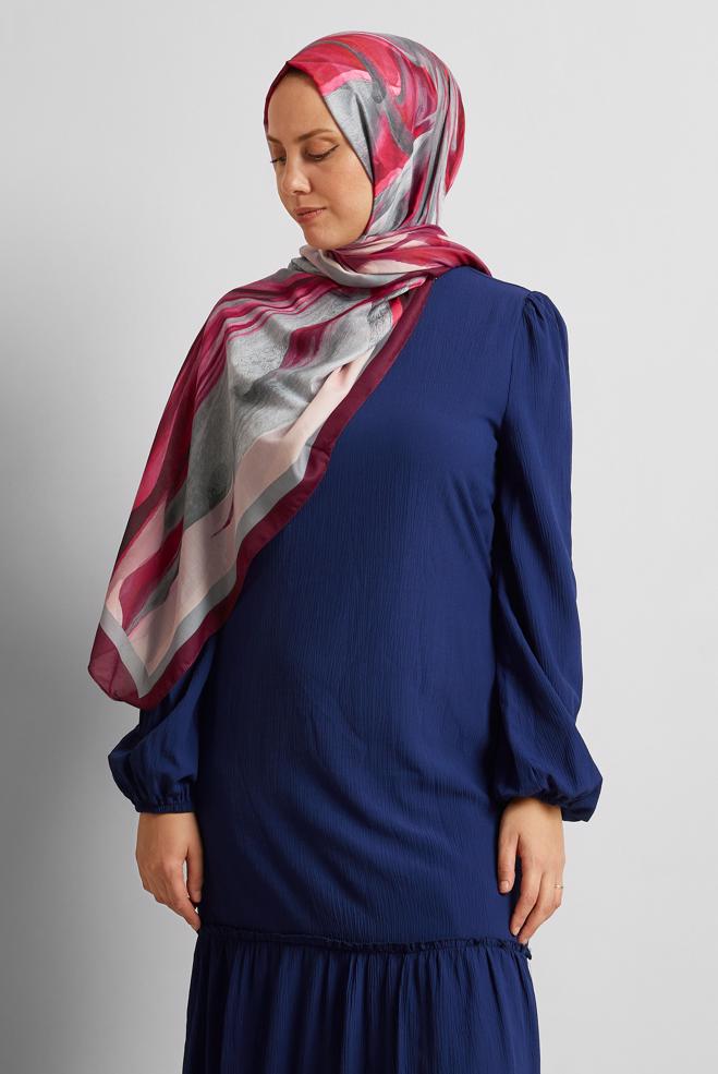 Hijab clothing DAMSON ALVINA PATTERNED SHAWL 8577 - ALVİNA