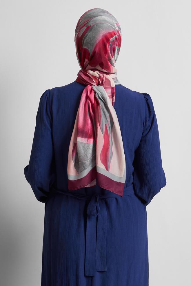 Hijab clothing DAMSON ALVINA PATTERNED SHAWL 8577 - ALVİNA