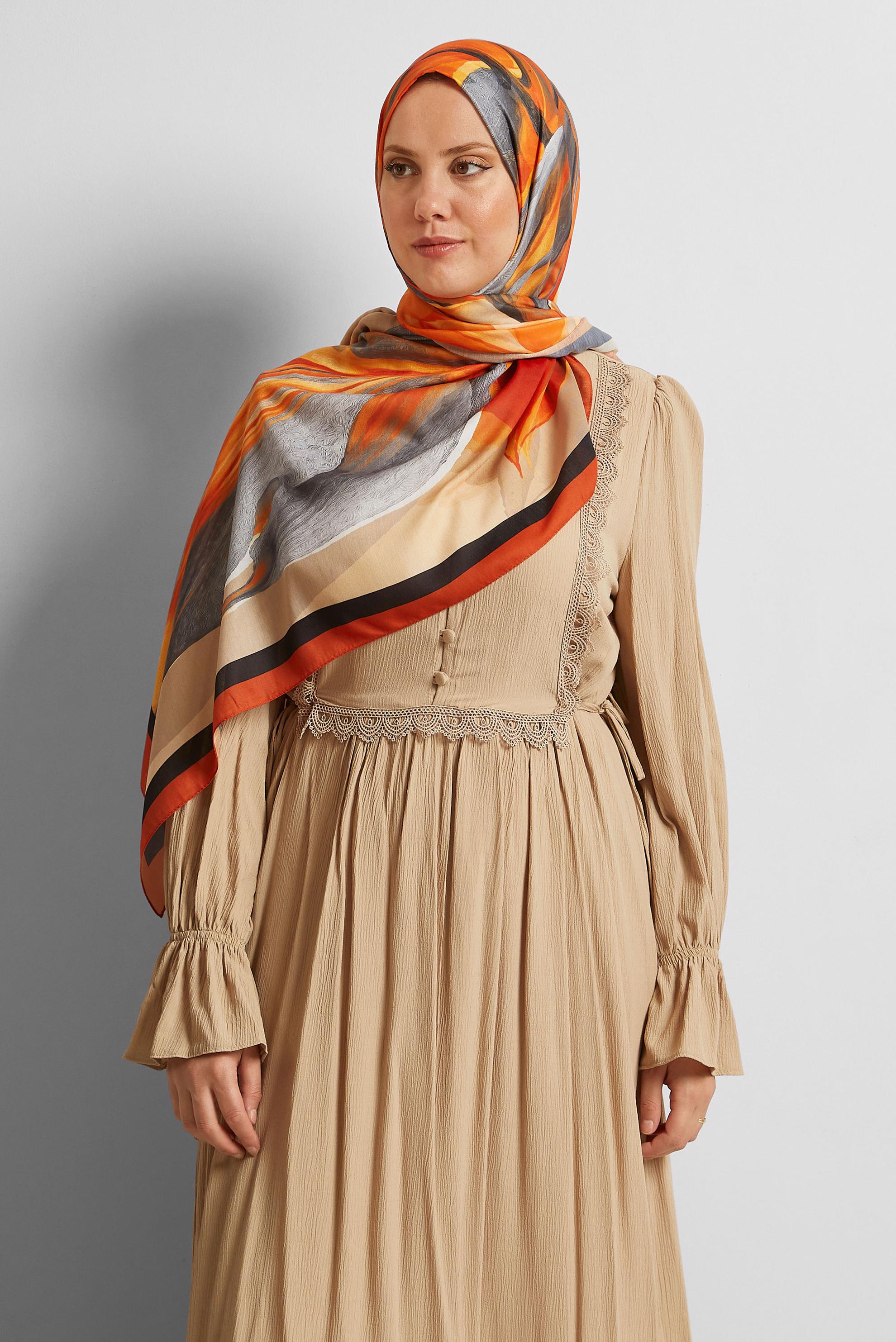 Hijab clothing TABA ALVINA PATTERNED SHAWL 8577