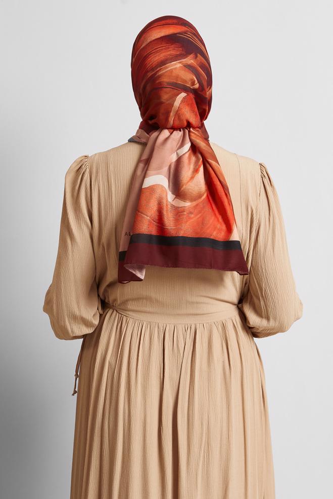 Hijab clothing DAMSON ALVINA PATTERNED SHAWL 8577 - ALVİNA