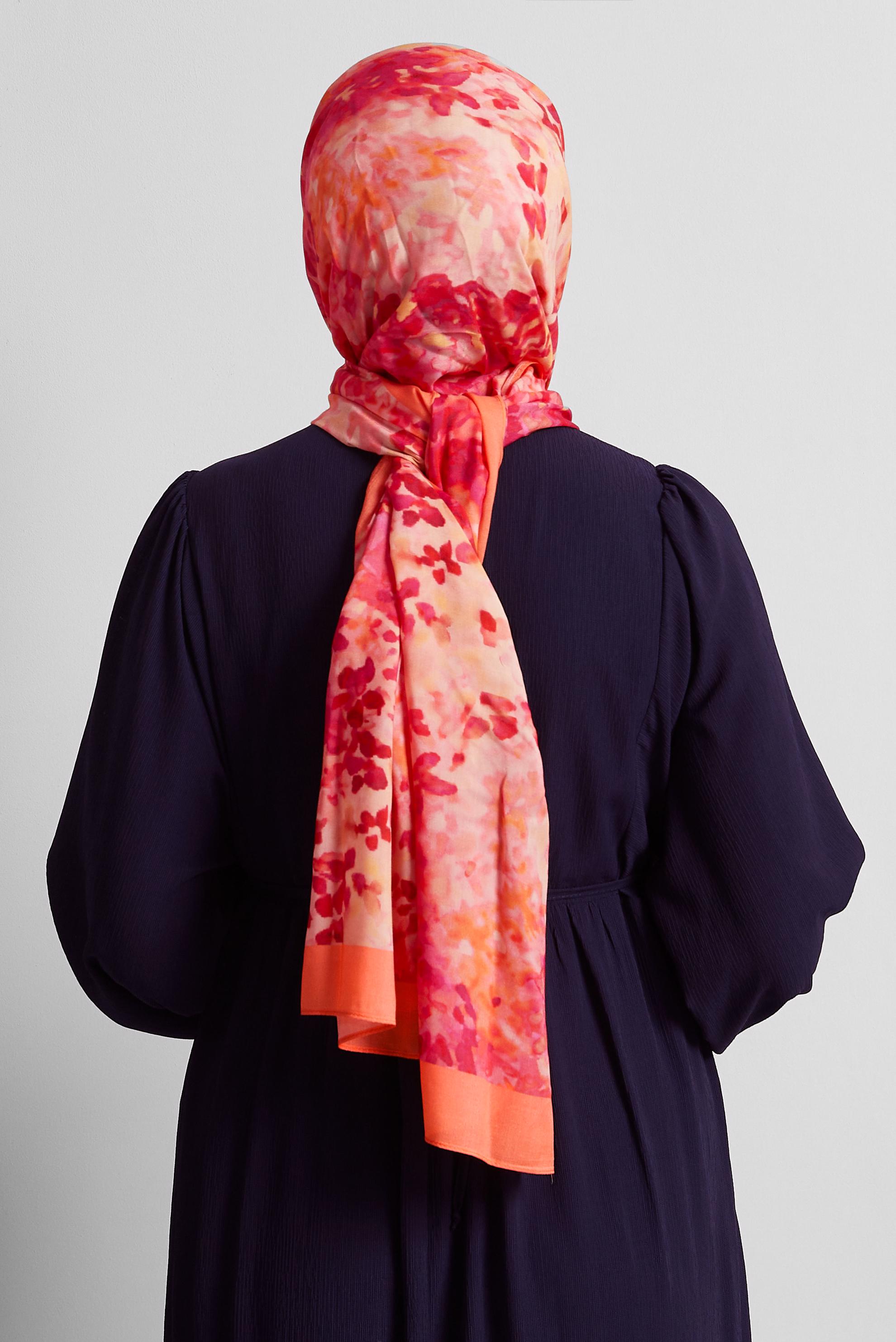 Tesettür giyim MERCAN ALVİNA VİSKON ŞAL 8579