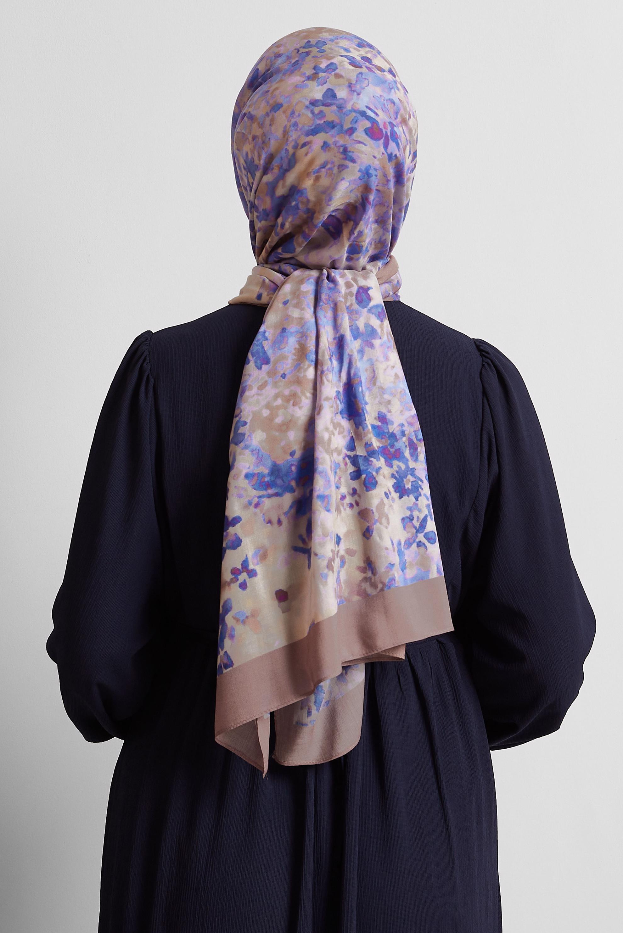 Tesettür giyim VİZON ALVİNA VİSKON ŞAL 8579
