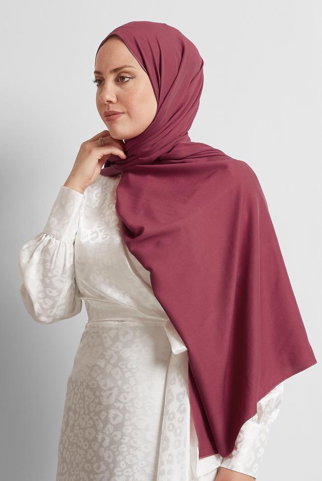 Vêtements hijab FUCHSIA CHÂLE VISCON ALVINA 8580 - ALVİNA