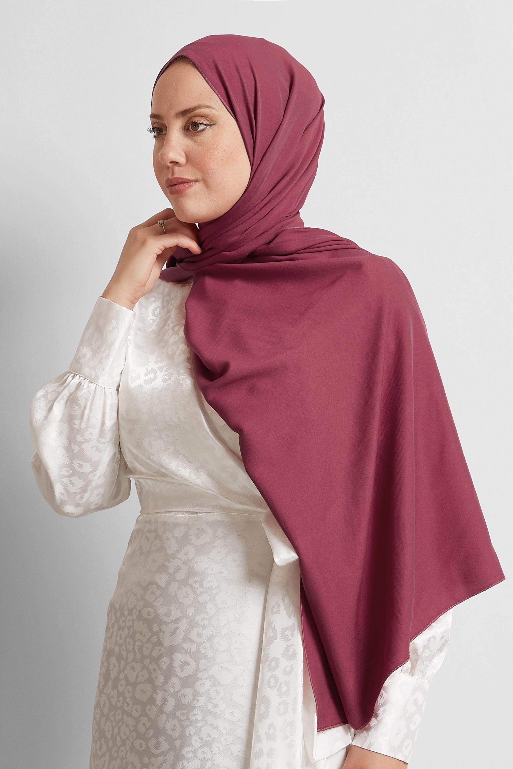 Vêtements hijab FUCHSIA CHÂLE VISCON ALVINA 8580