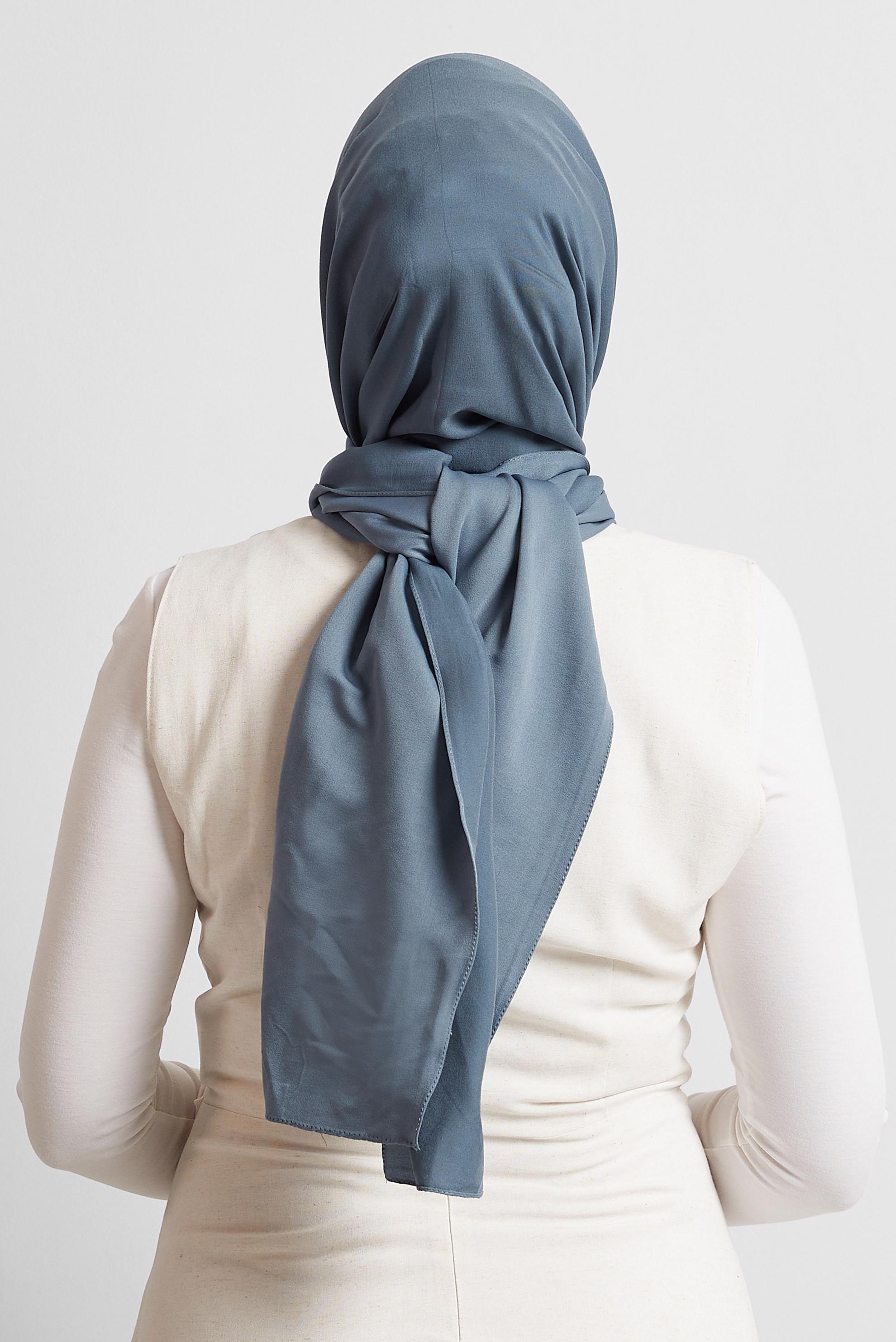 Tesettür giyim GRİ ALVİNA VİSKON ŞAL 8580