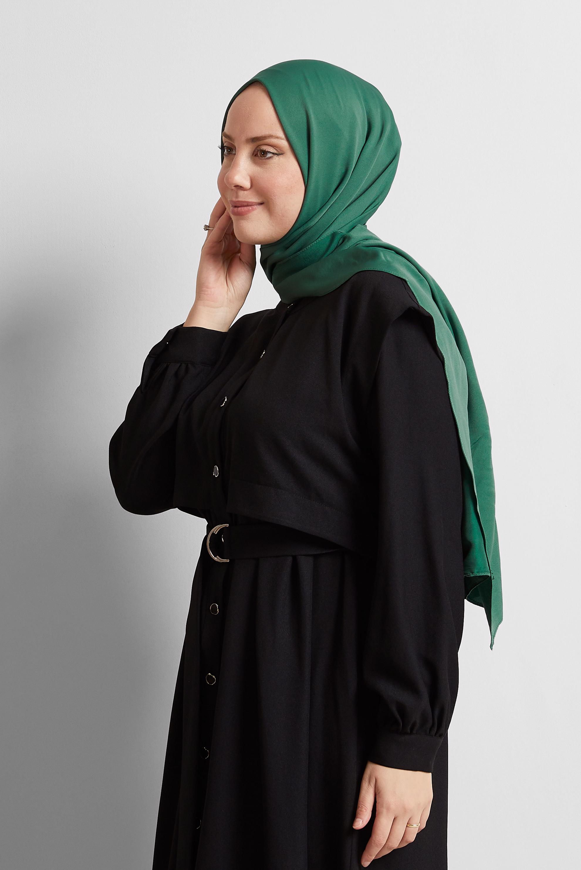 Vêtements hijab VERT CHÂLE VISCON ALVINA 8580