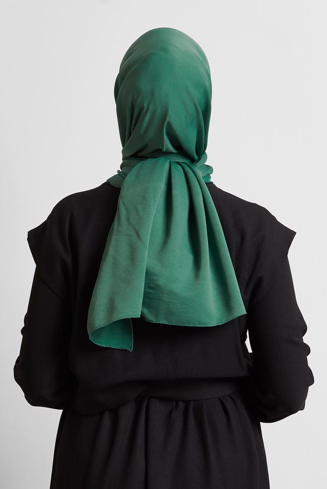 Vêtements hijab VERT CHÂLE VISCON ALVINA 8580 - ALVİNA