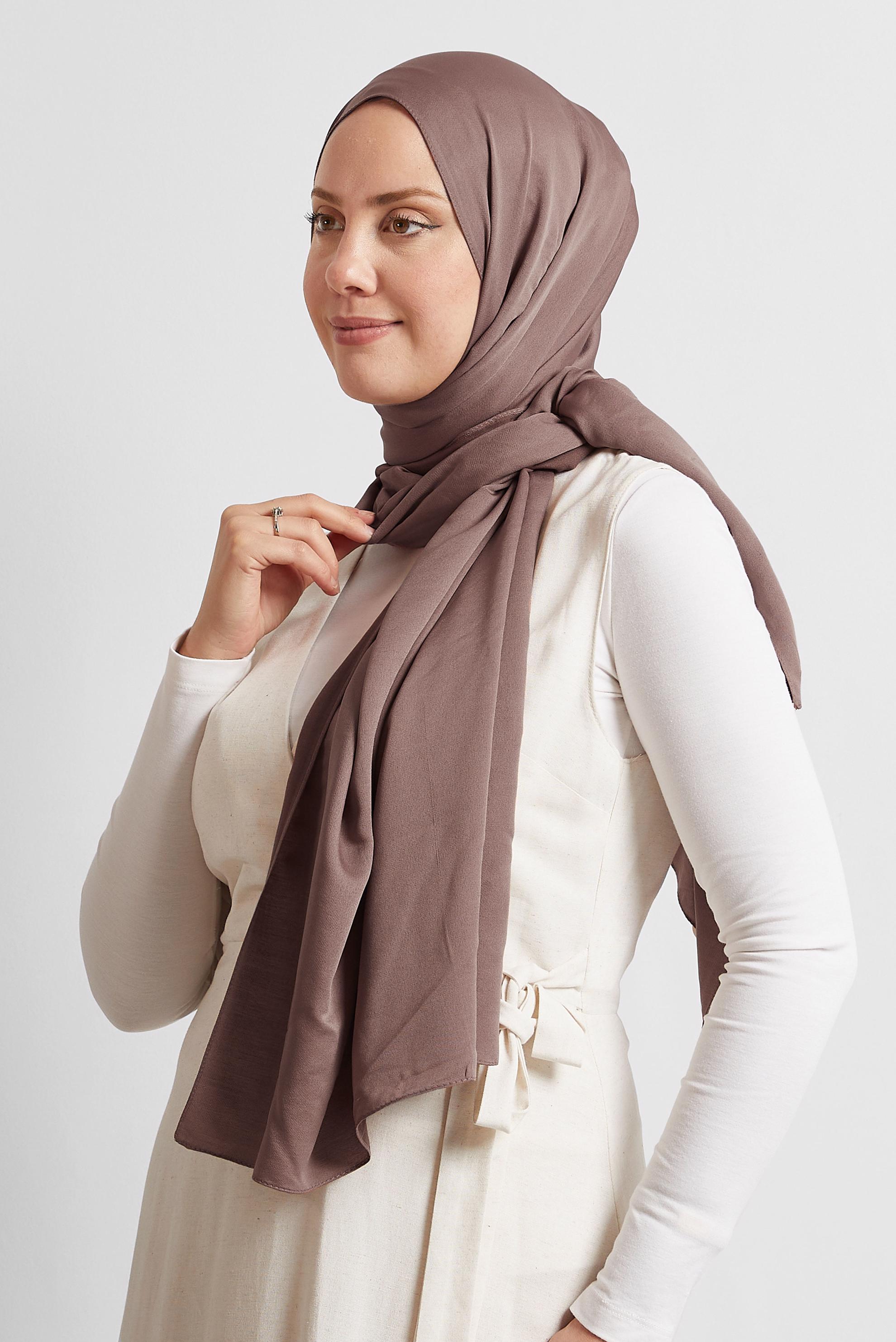Vêtements hijab ROSE CHÂLE VISCON ALVINA 8580