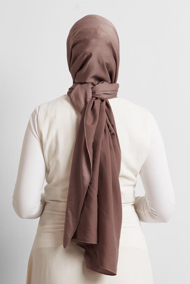 Vêtements hijab ROSE CHÂLE VISCON ALVINA 8580 - ALVİNA