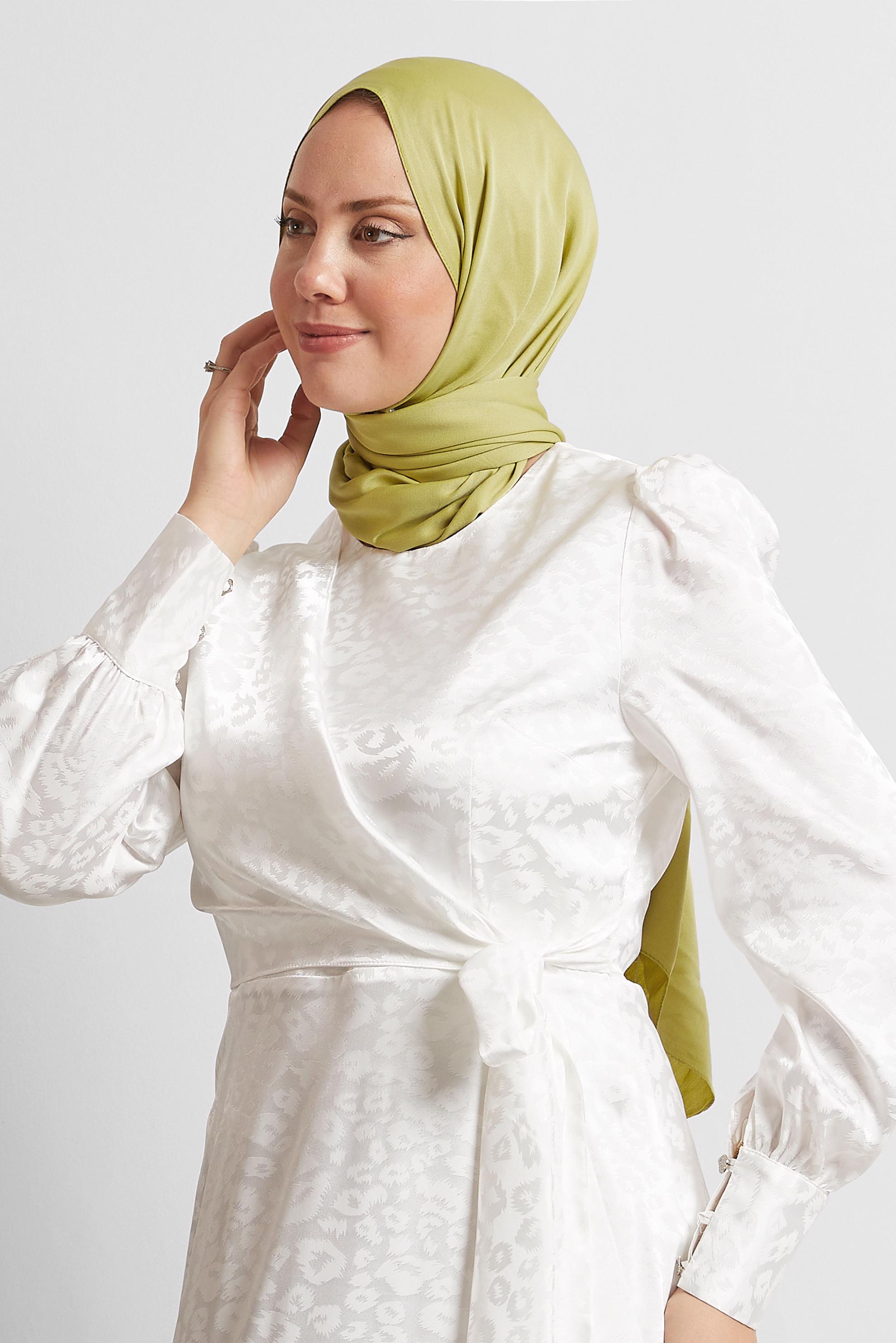 Vêtements hijab VERT CHÂLE VISCON ALVINA 8580
