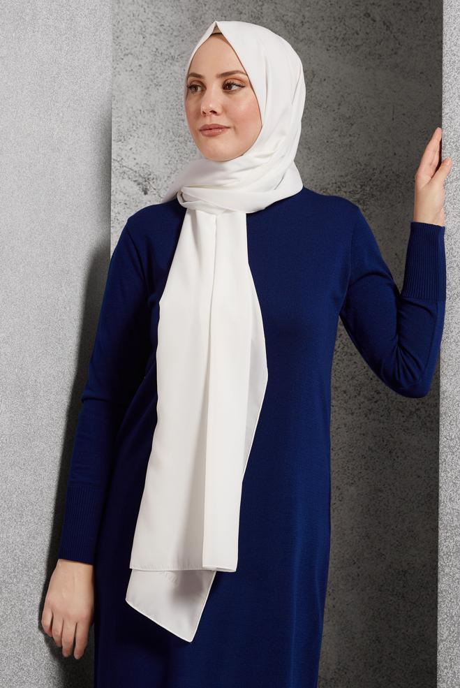 Vêtements hijab  CHÂLE ALVINA 8600 - ALVİNA