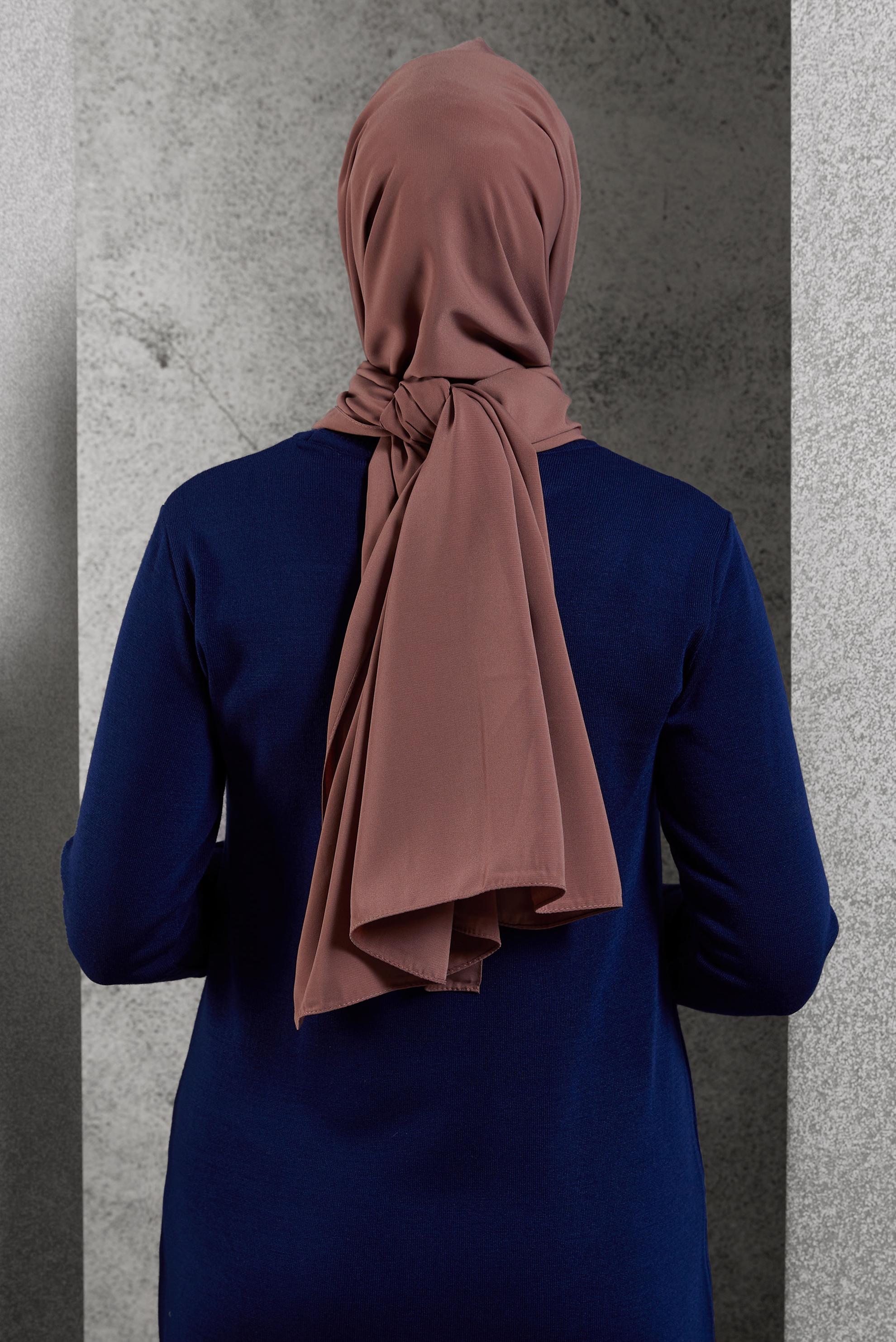 Tesettür giyim PEMBE ALVİNA ŞAL 8600