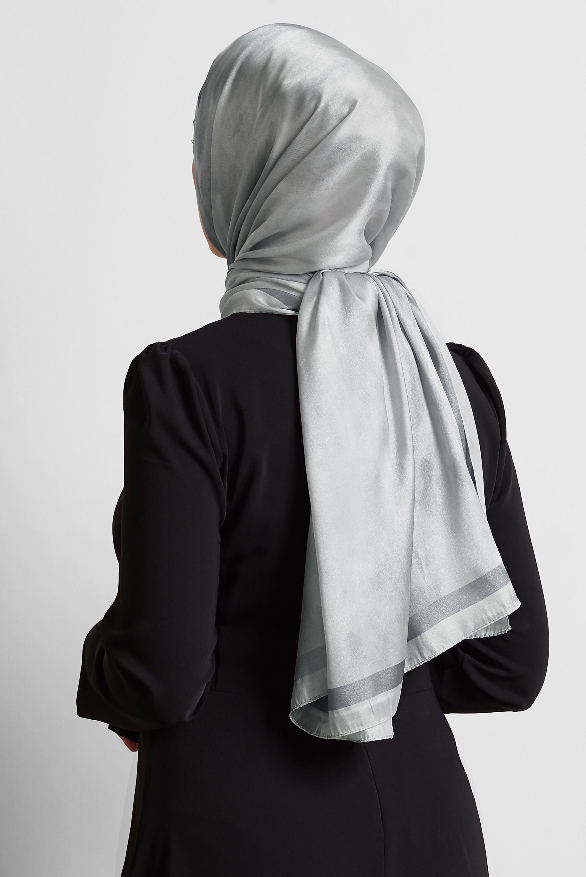 Tesettür giyim GRİ ALVİNA ŞAL 8566