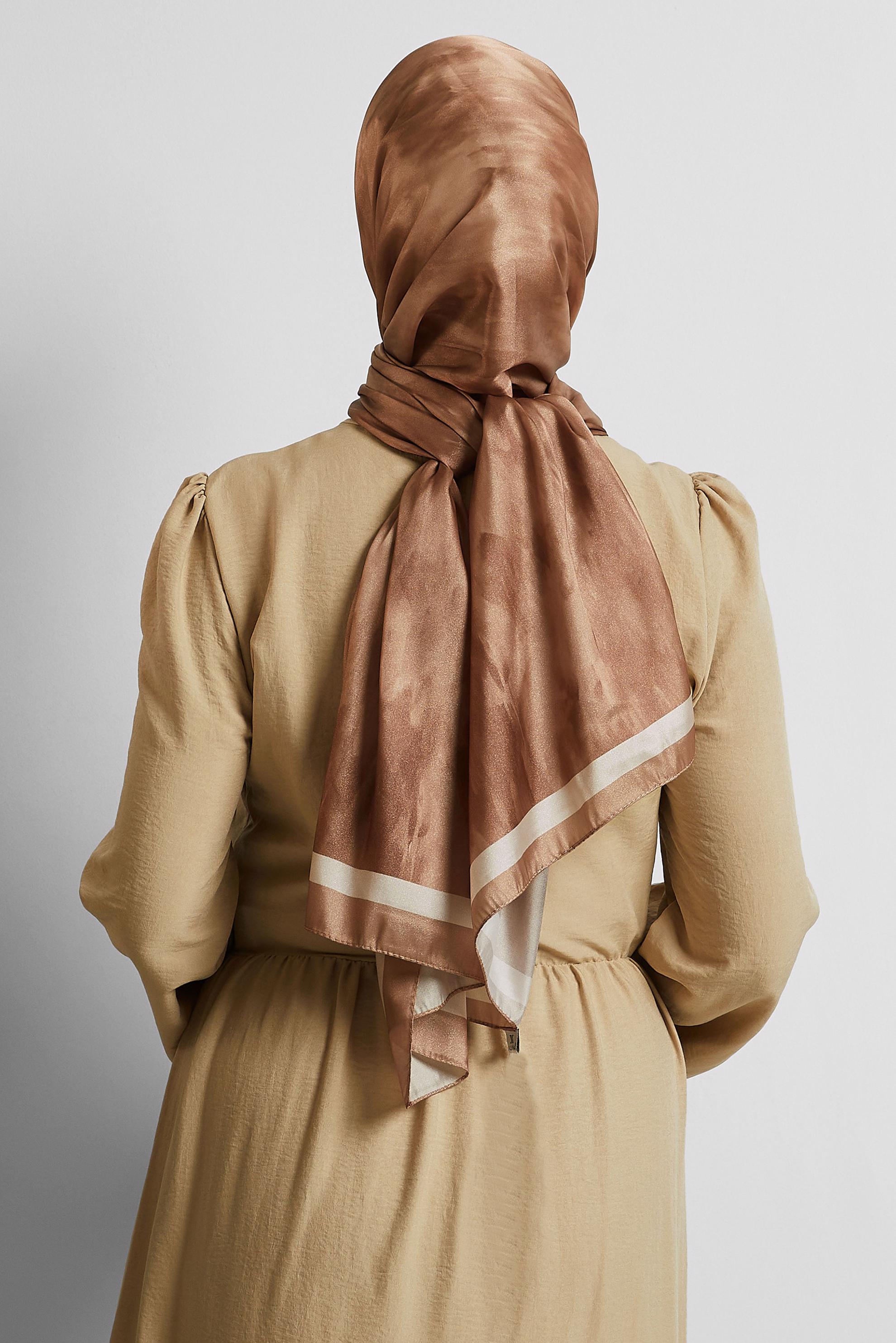 Tesettür giyim PEMBE ALVİNA ŞAL 8566