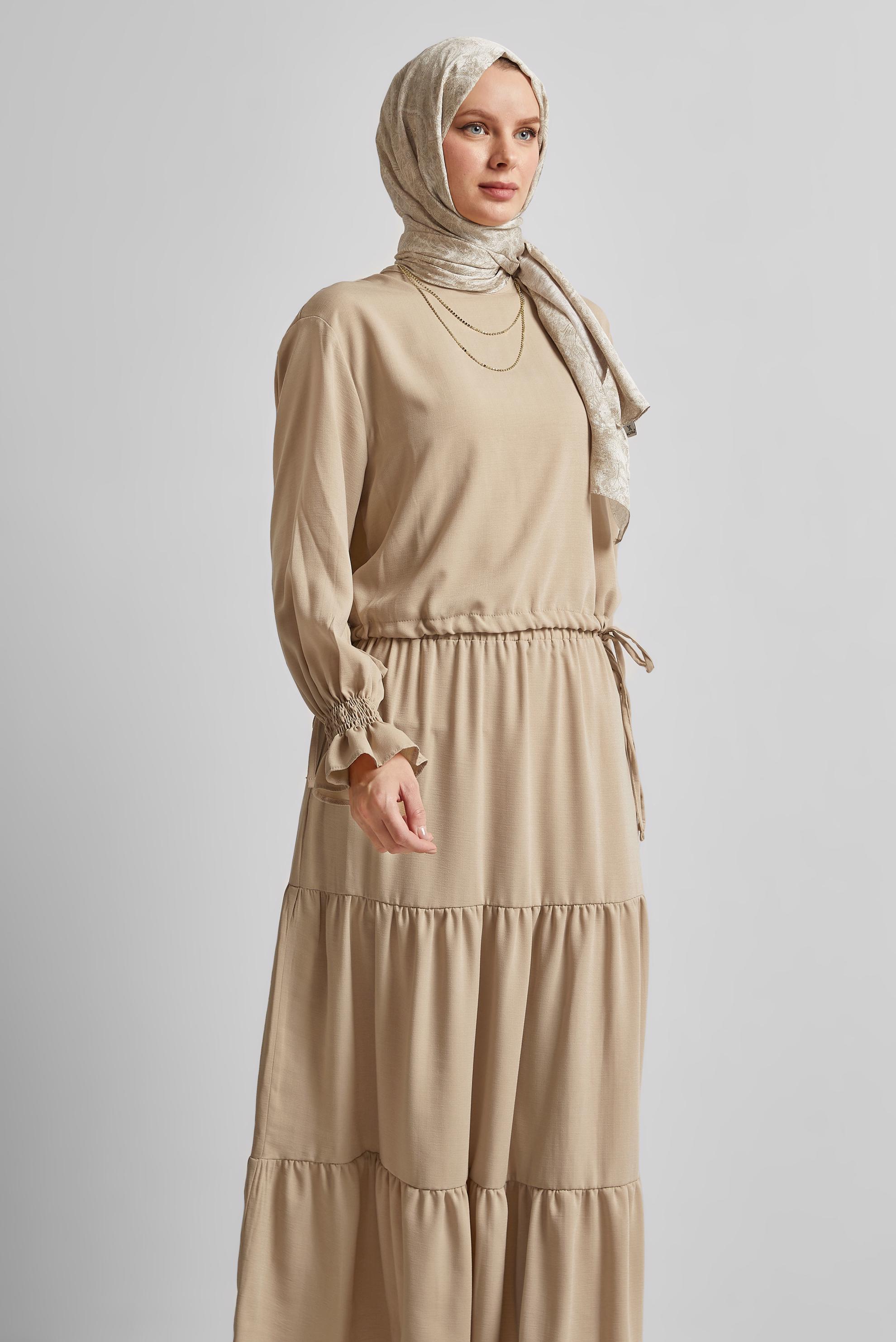 Vêtements hijab BEIGE COSTUME À JUPE 45536
