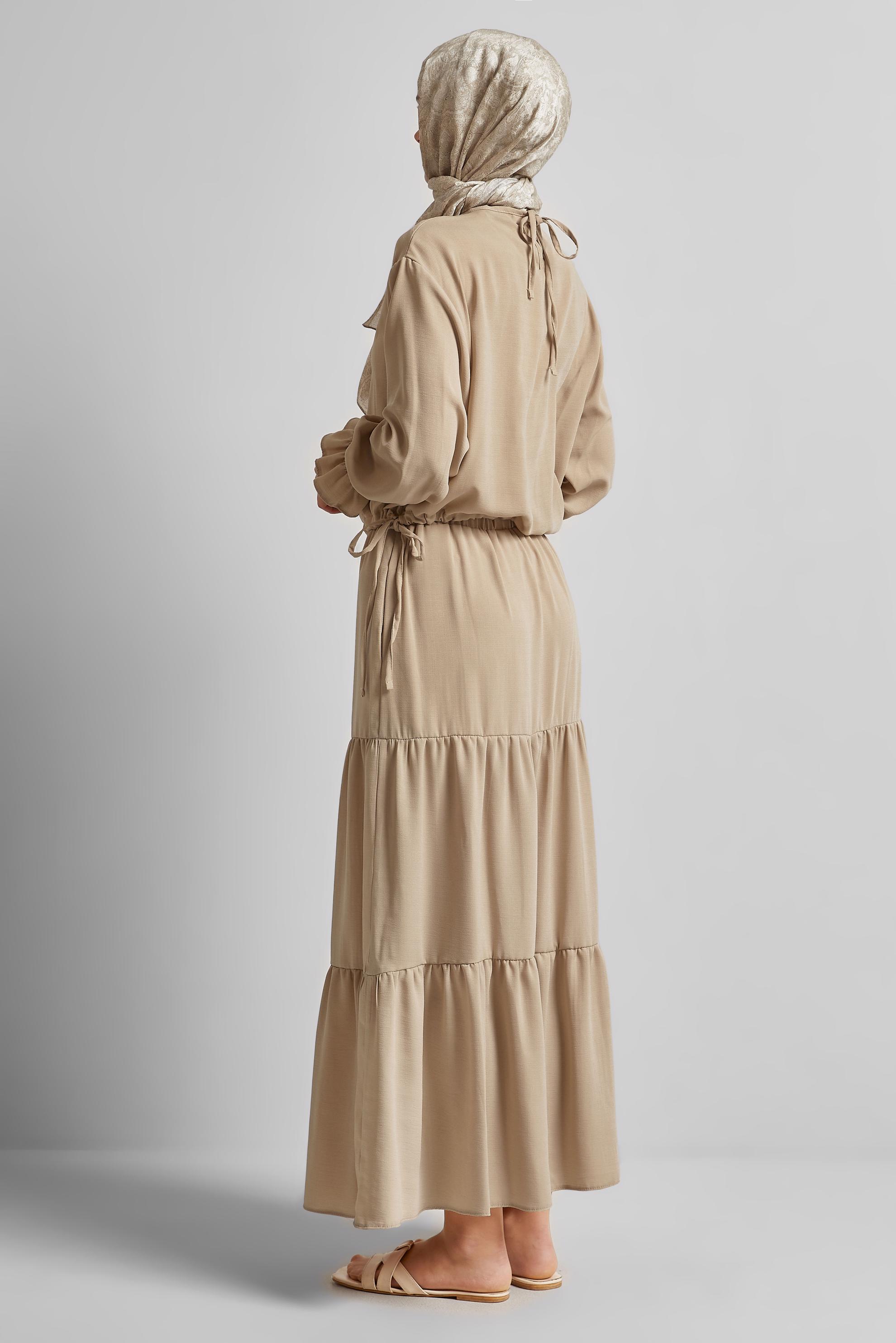 Vêtements hijab BEIGE COSTUME À JUPE 45536