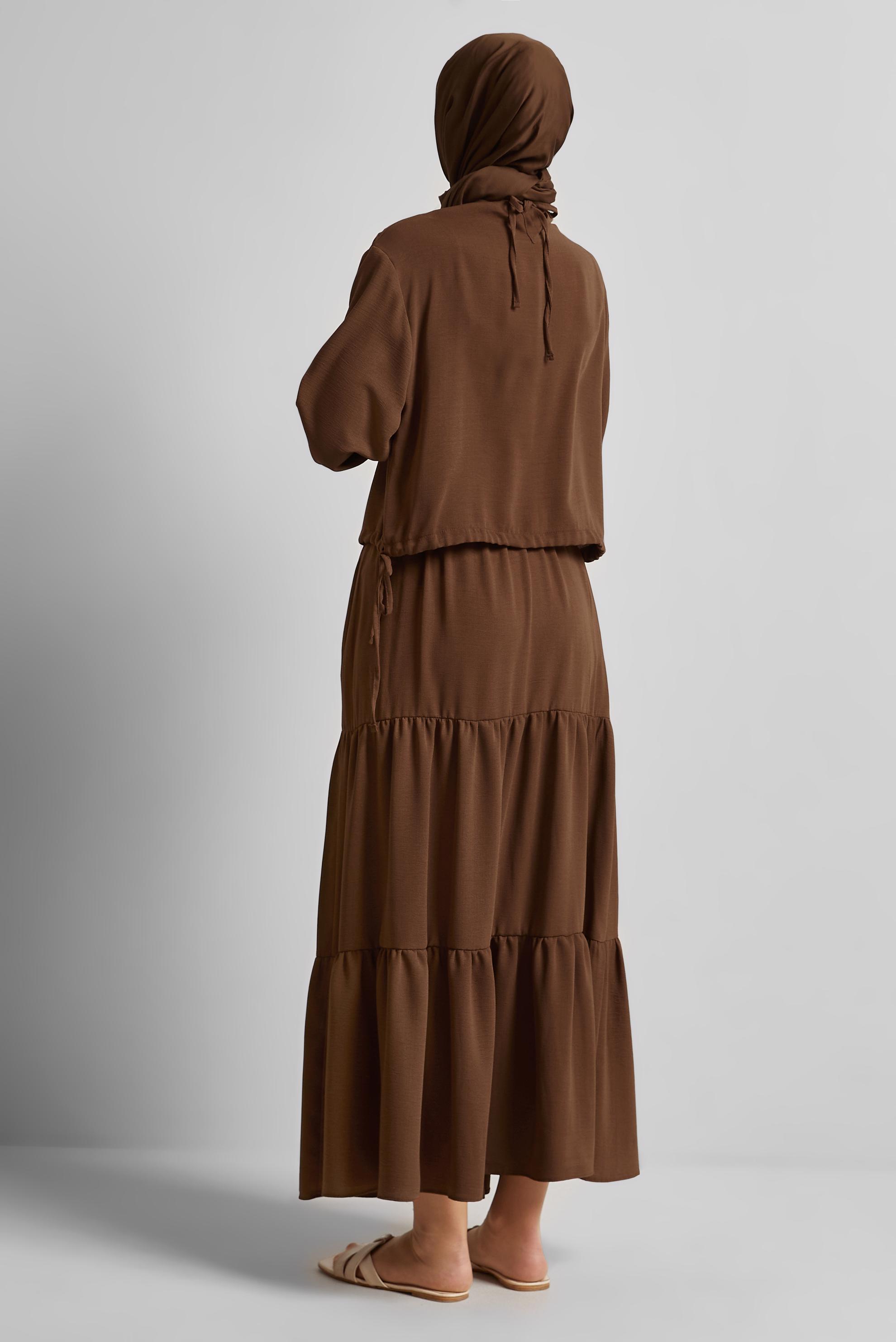 Vêtements hijab BRUN COSTUME À JUPE 45536
