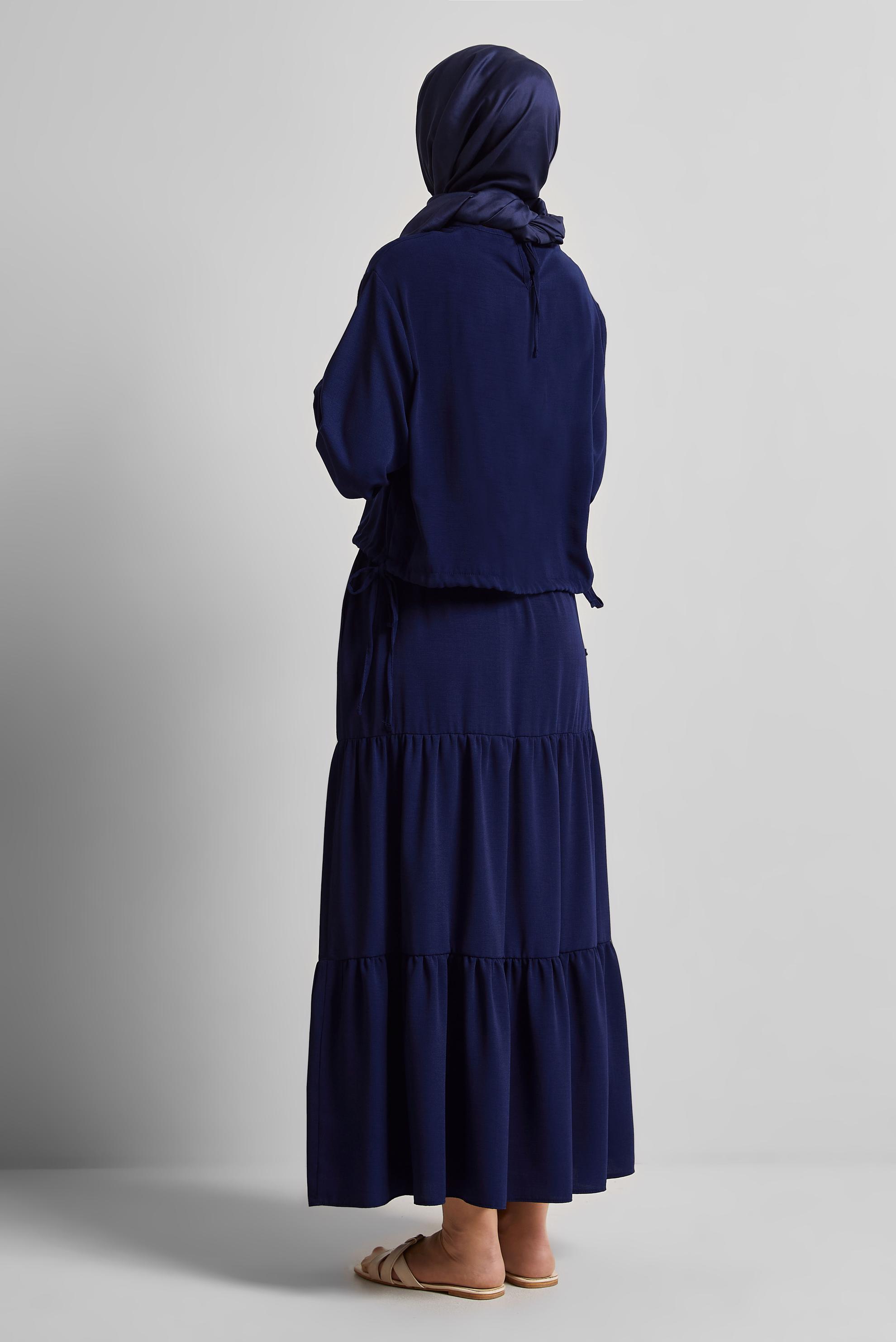 Vêtements hijab BLEU MARINE COSTUME À JUPE 45536