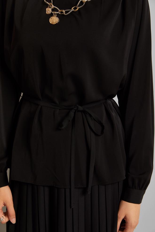 Vêtements hijab NOIR JUPE ATTACHÉE 45756 - ALVİNA