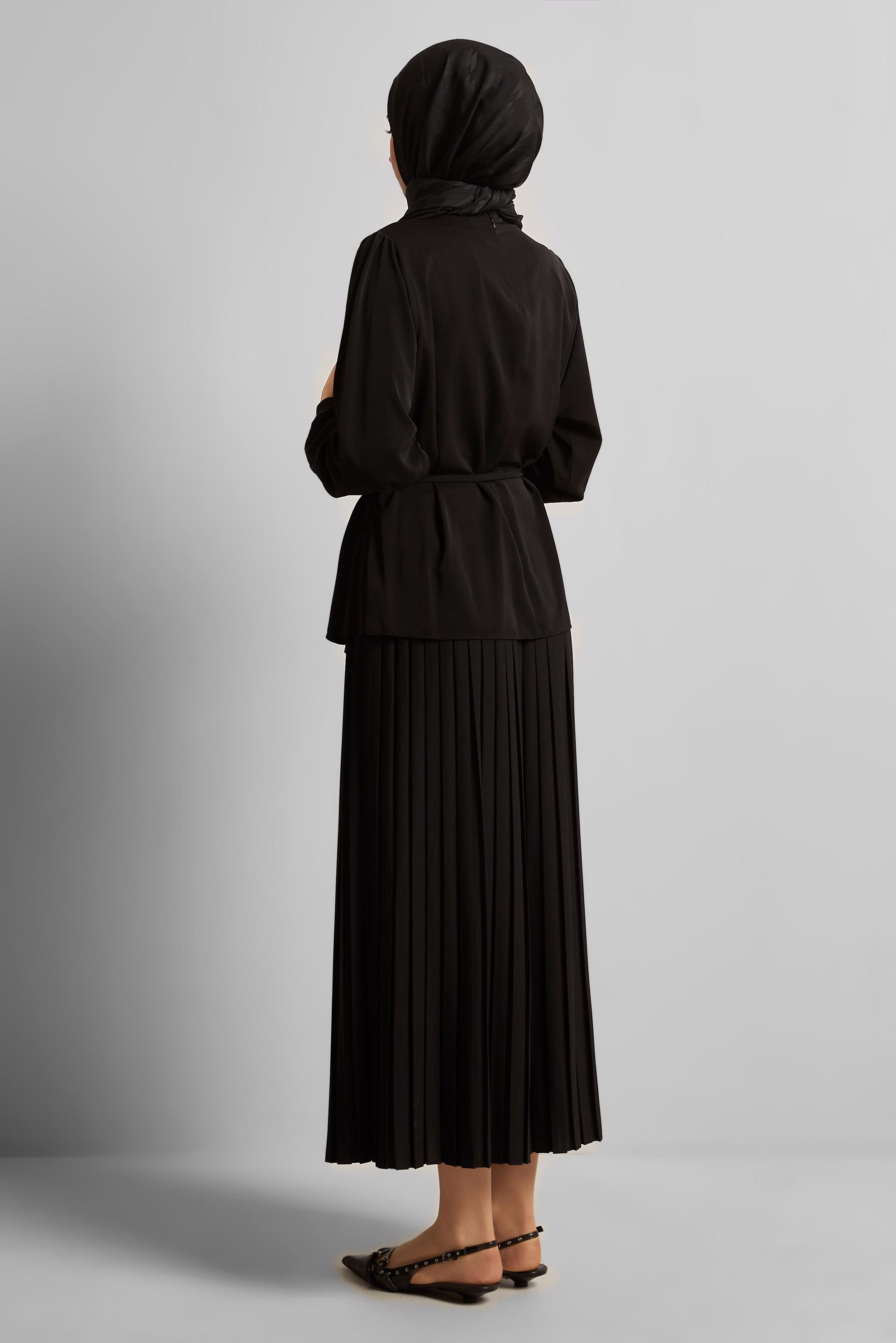 Vêtements hijab NOIR JUPE ATTACHÉE 45756