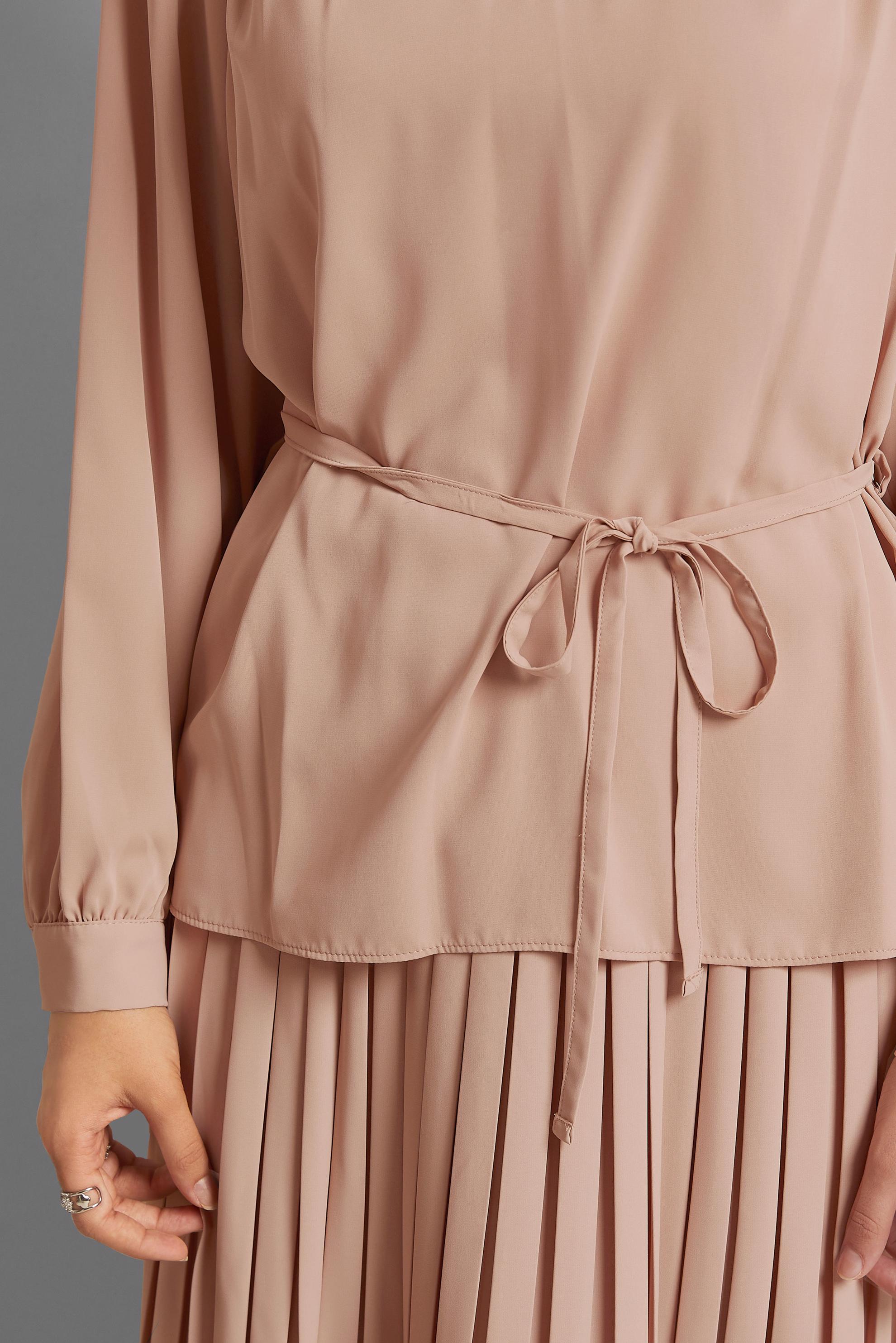 Vêtements hijab BEIGE JUPE ATTACHÉE 45756