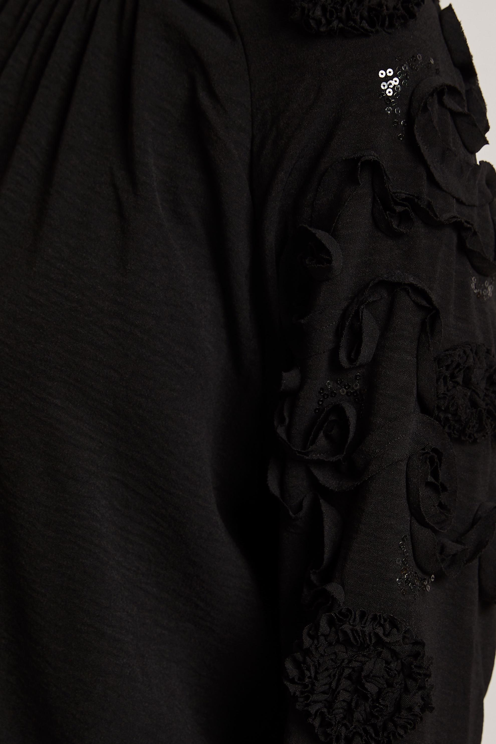 Hijab clothing BLACK WIDE LEG PANTS SUIT 44698