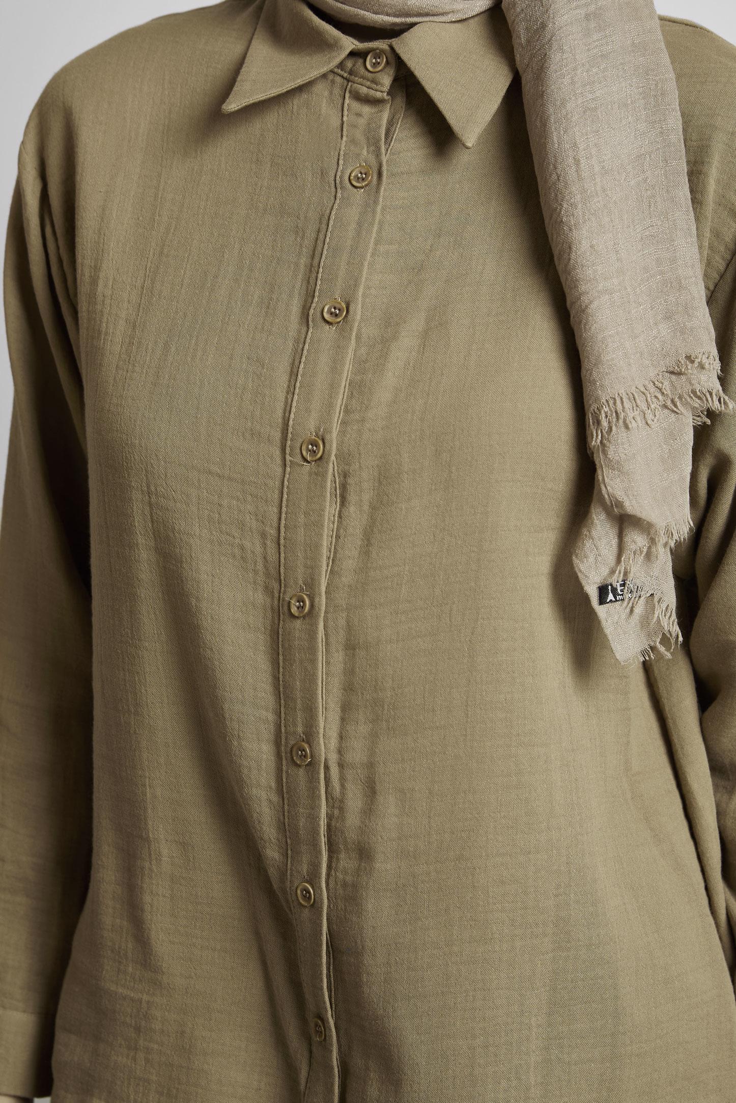 Vêtements hijab VISON COSTUME PANTALON EN MOUSSELINE 44777