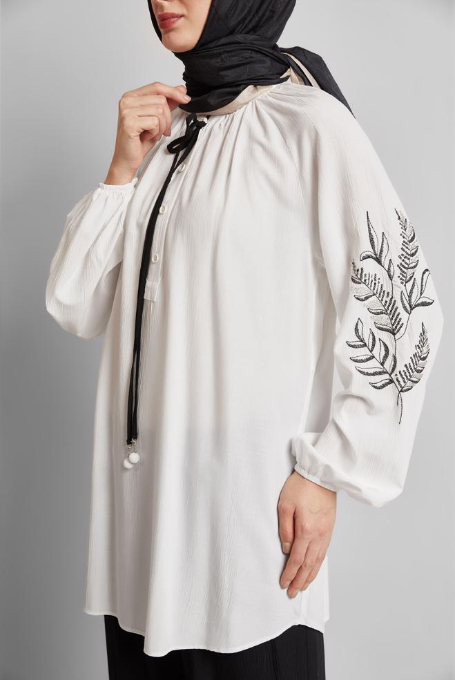 Vêtements hijab NOIR COSTUME PANTALON LARGE 45349 - ALVİNA