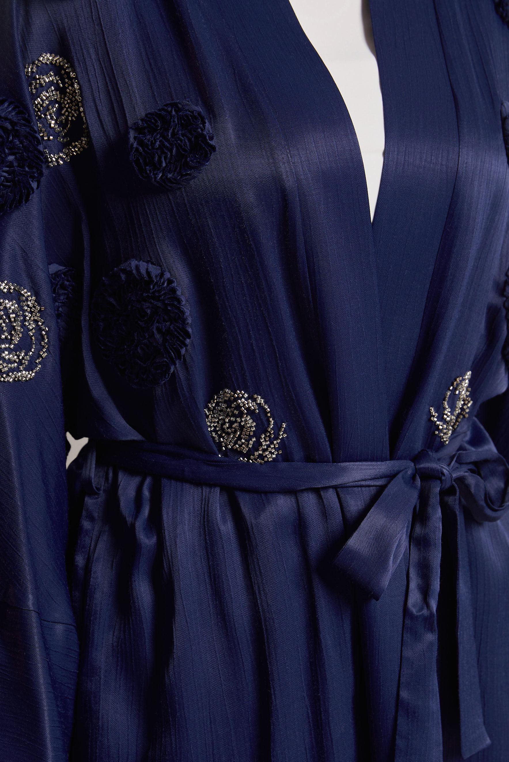 Vêtements hijab BLEU MARINE COSTUME PANTALON CEINTURÉ 45579