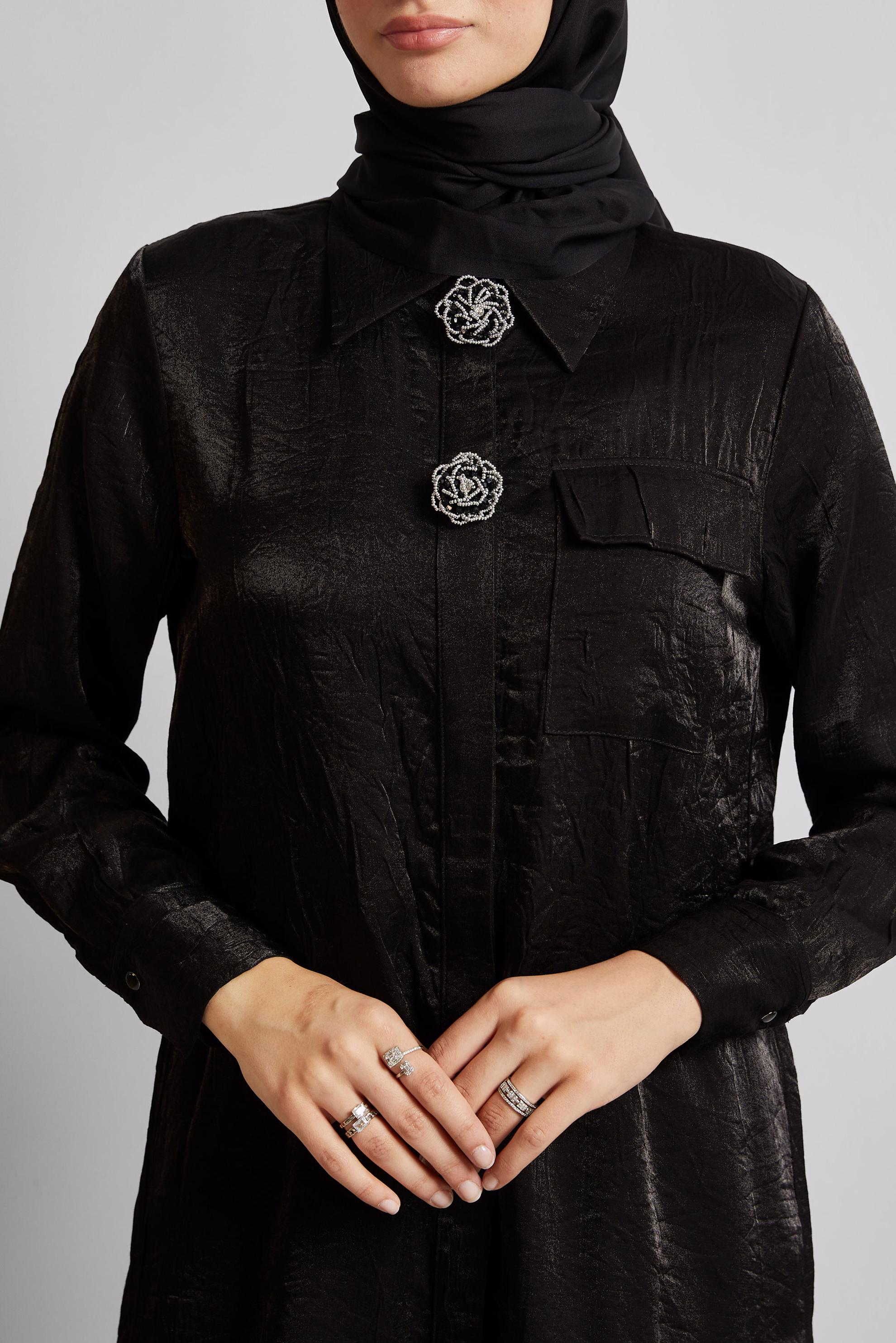 Vêtements hijab NOIR COSTUME PANTALON 45583