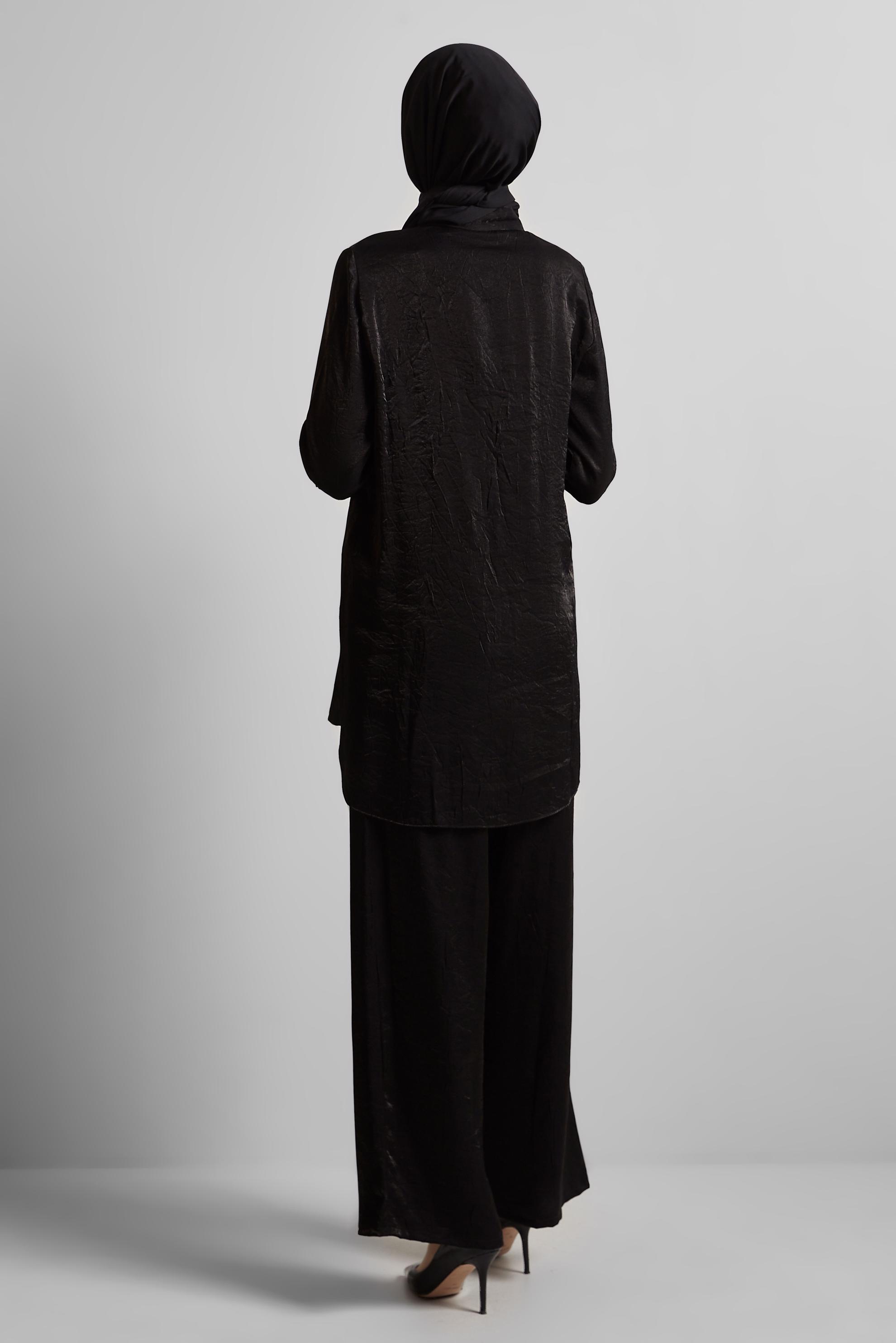 Vêtements hijab NOIR COSTUME PANTALON 45583