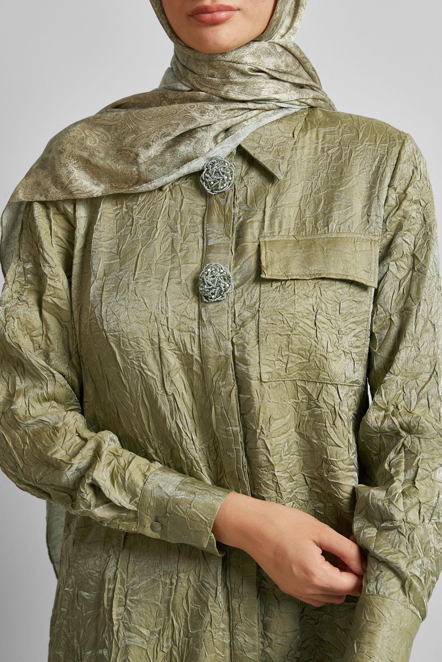 Vêtements hijab KAKI COSTUME PANTALON 45583