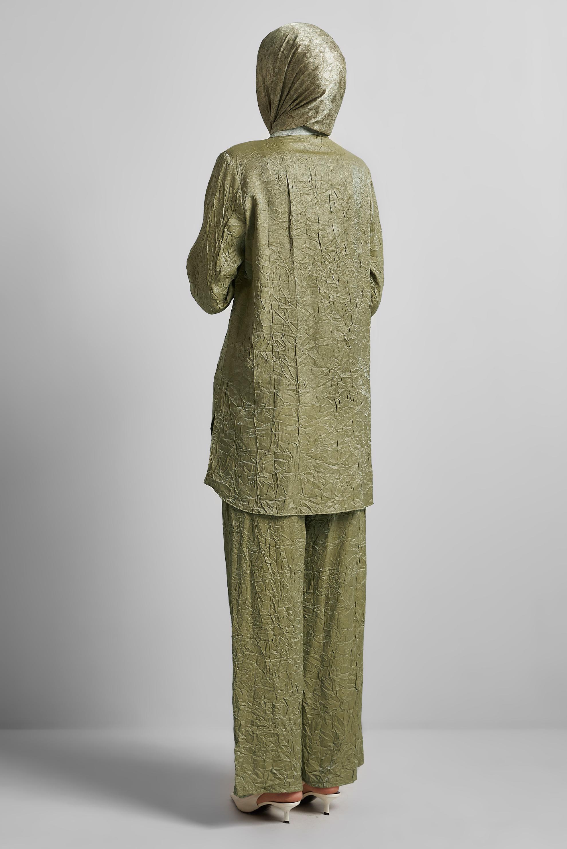 Vêtements hijab KAKI COSTUME PANTALON 45583