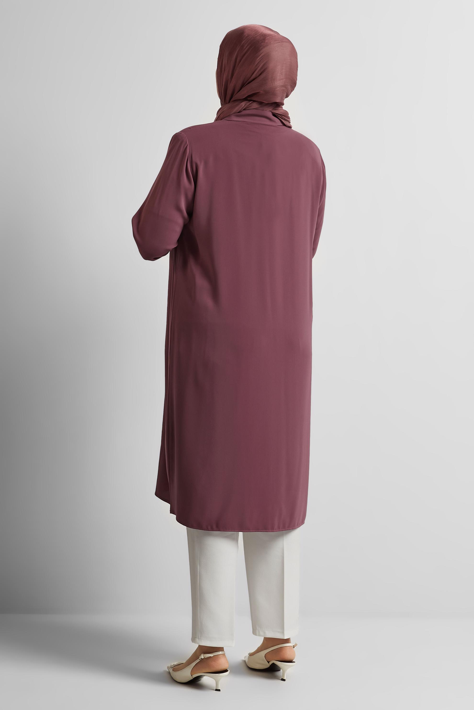 Vêtements hijab ROSE TUNIQUE BRODÉE 20556