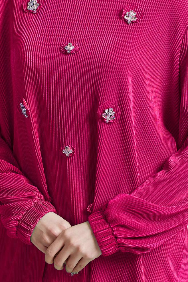 Vêtements hijab BEIGE 44689 8564 TUNİK 40-46 - ALVİNA