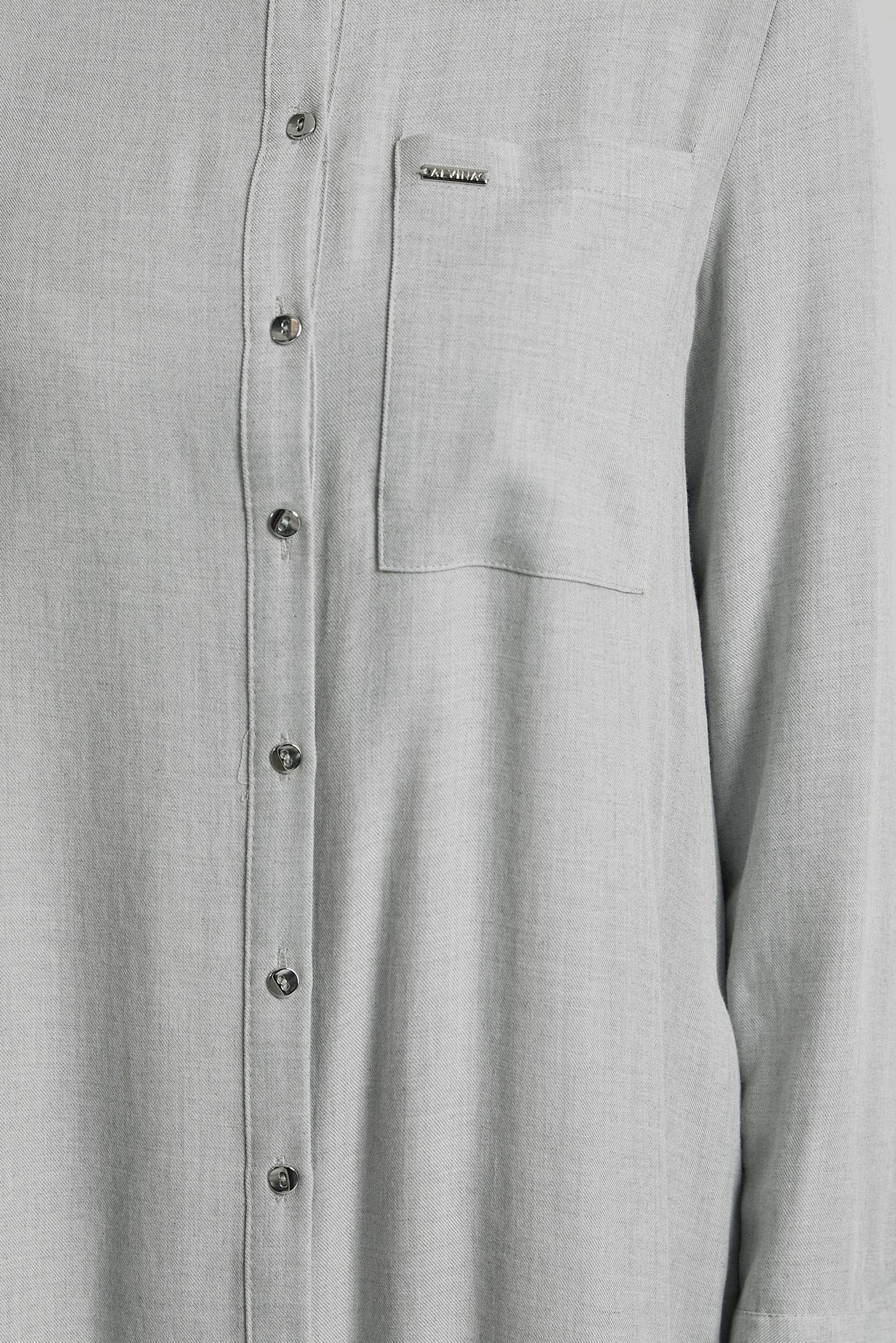 Tesettür giyim GRİ UZUN TUNİK 44784