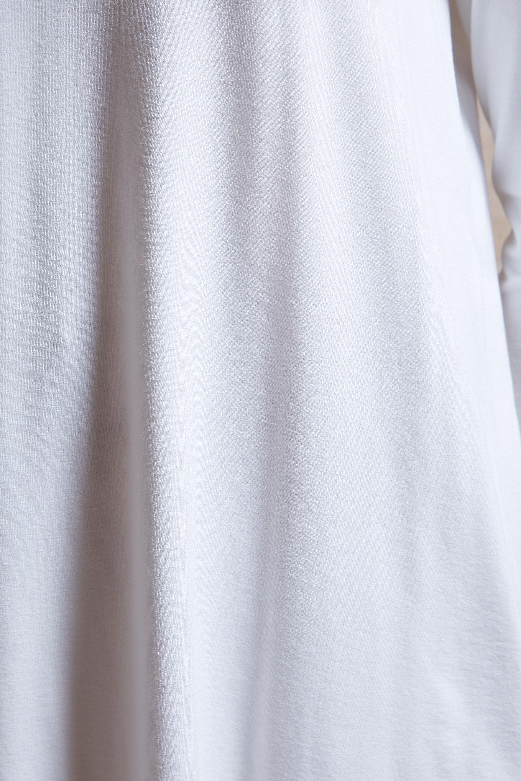 Tesettür giyim BEYAZ BİSİKLET YAKA TESETTÜR TUNİK 44788