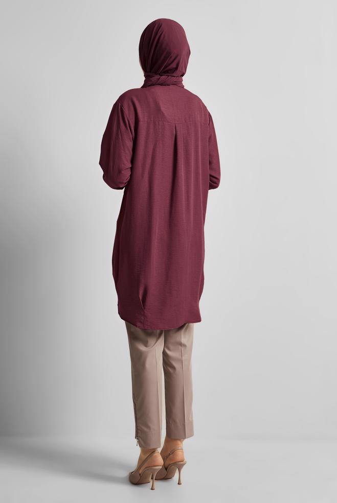 Hijab clothing PINK 45325 8534 TUNİK 38-46 TEK 42 - ALVİNA