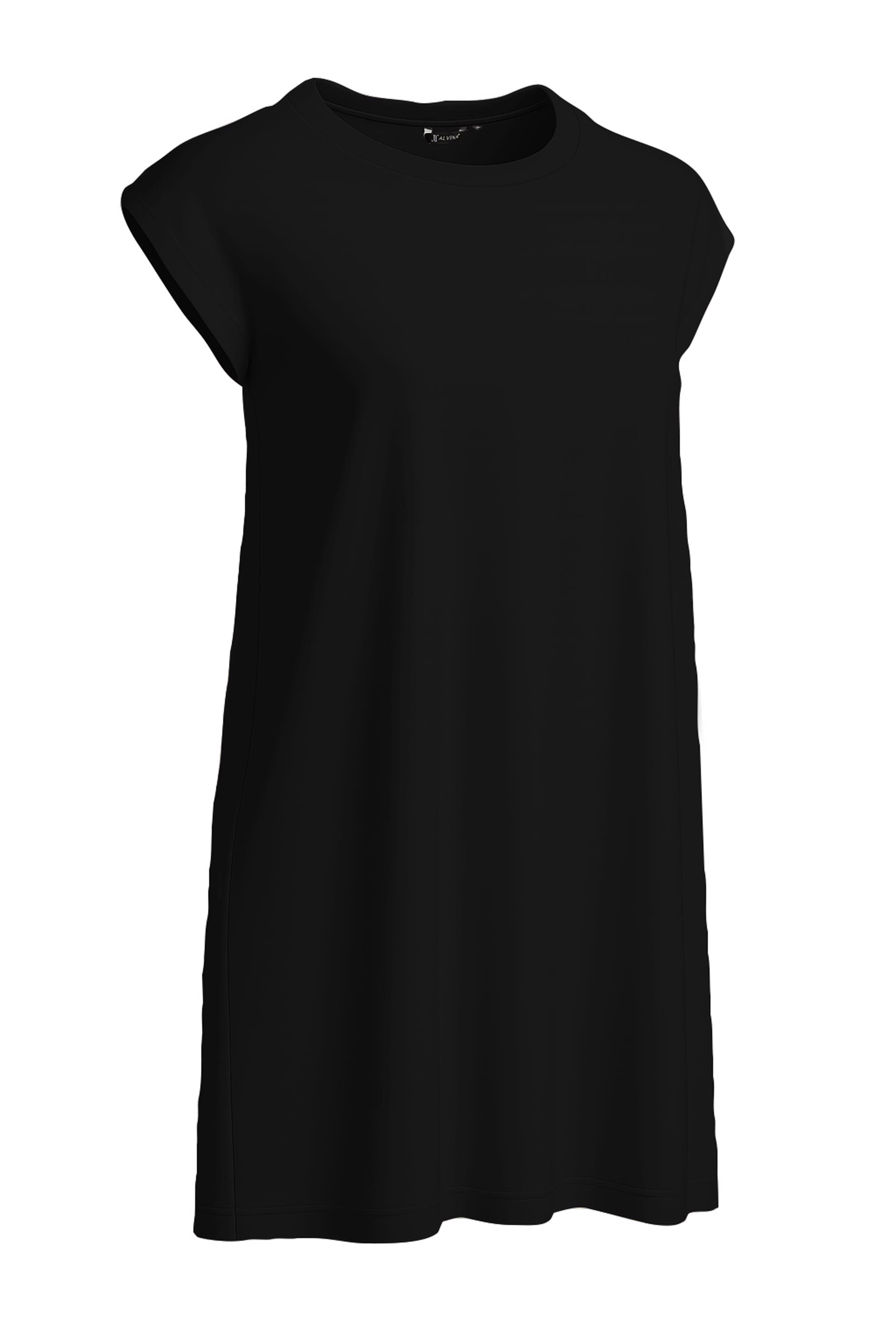 Tesettür giyim SİYAH KOLSUZ İÇ TUNİK 45481