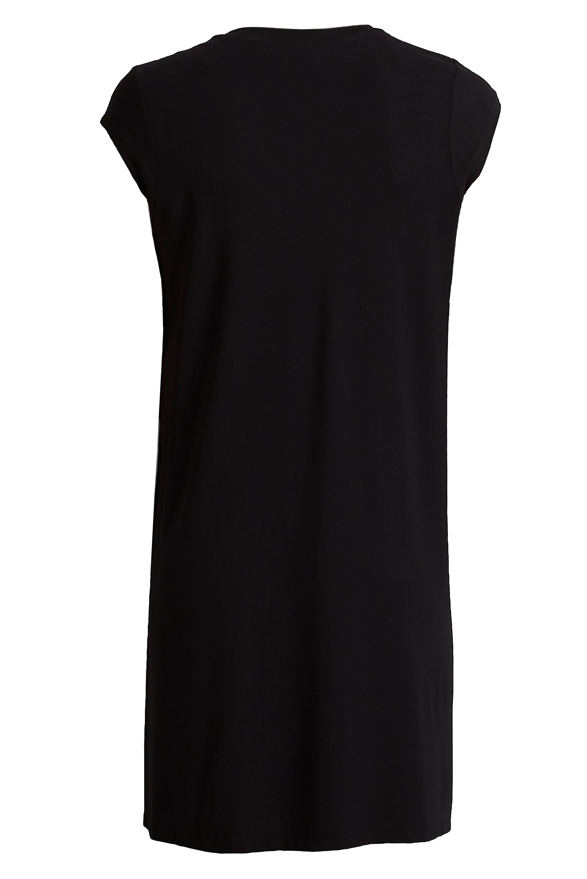 Tesettür giyim SİYAH KOLSUZ İÇ TUNİK 45481