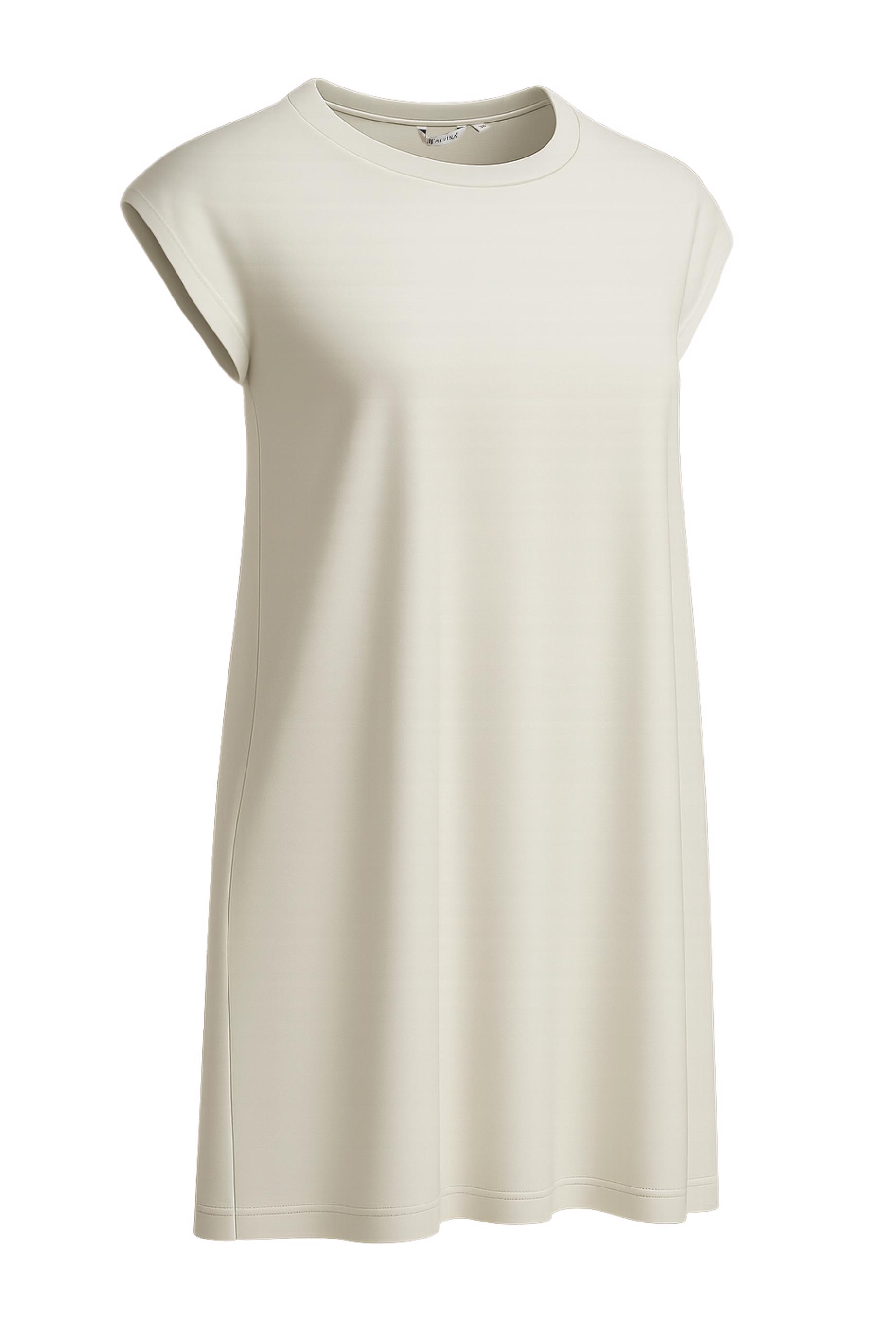 Tesettür giyim BEJ KOLSUZ İÇ TUNİK 45481