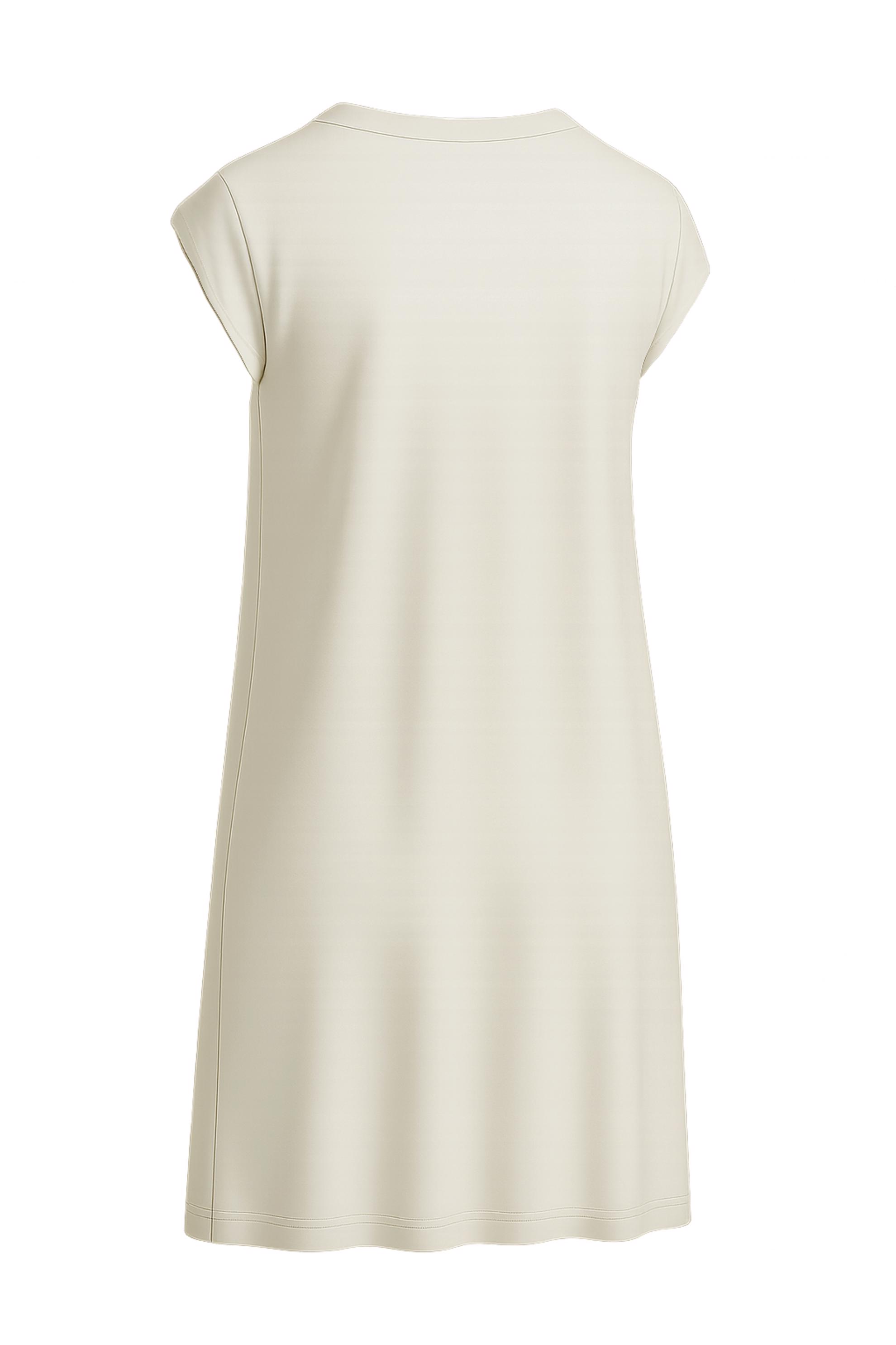 Tesettür giyim BEJ KOLSUZ İÇ TUNİK 45481