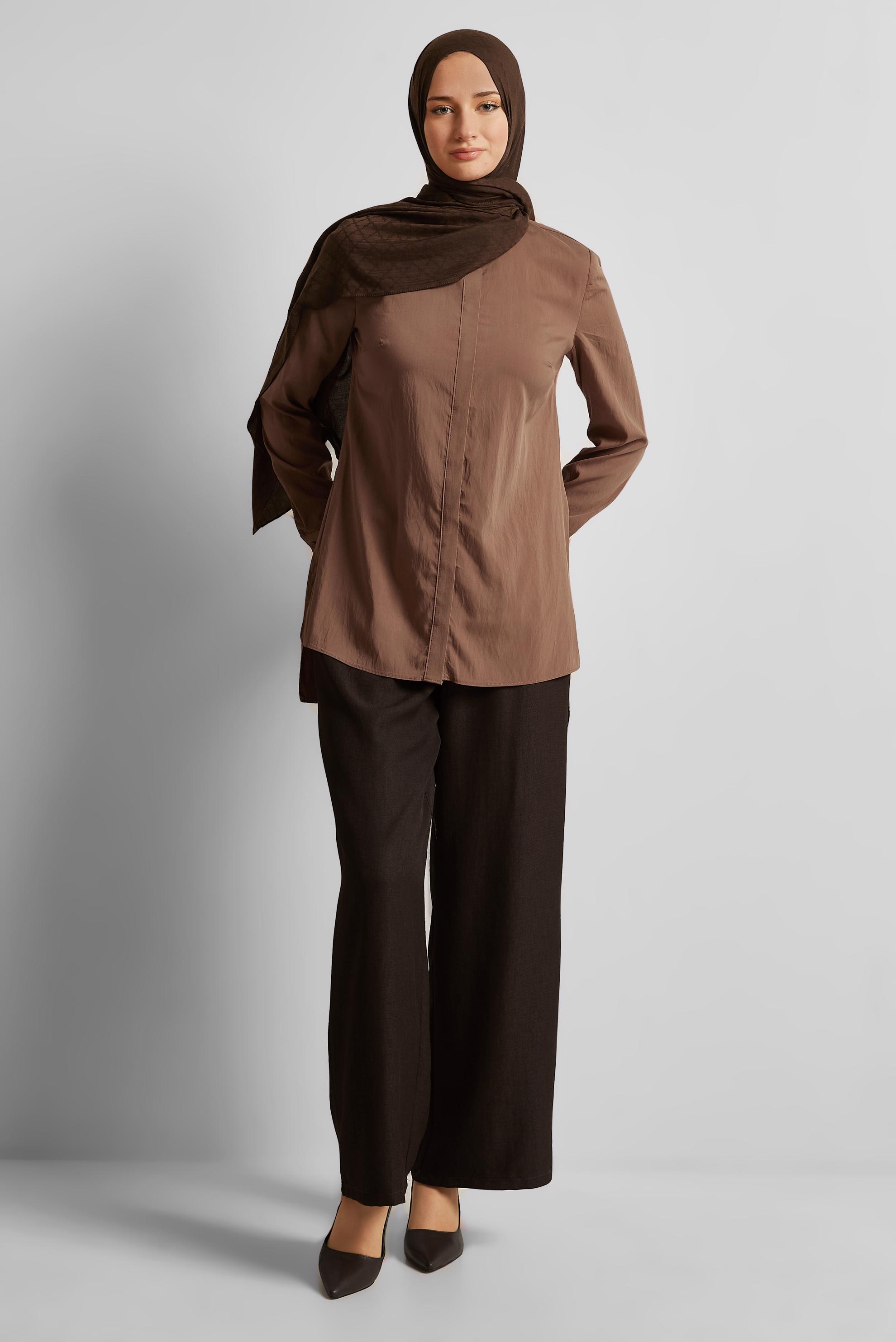 Vêtements hijab TABA TUNIQUE COL CHEMISE 45774