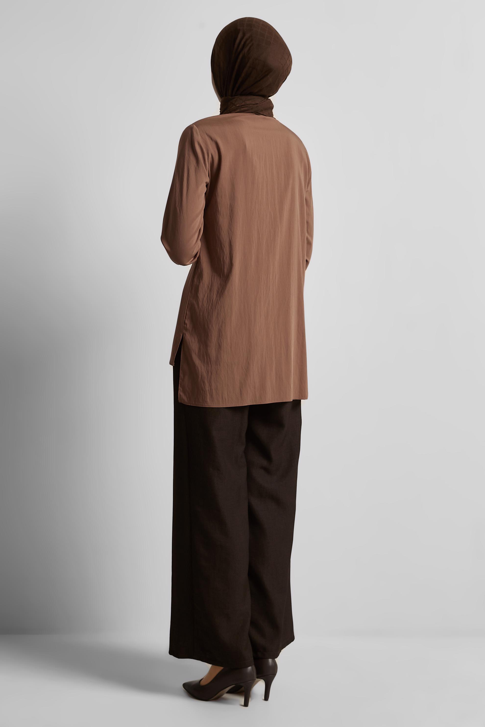 Vêtements hijab TABA TUNIQUE COL CHEMISE 45774