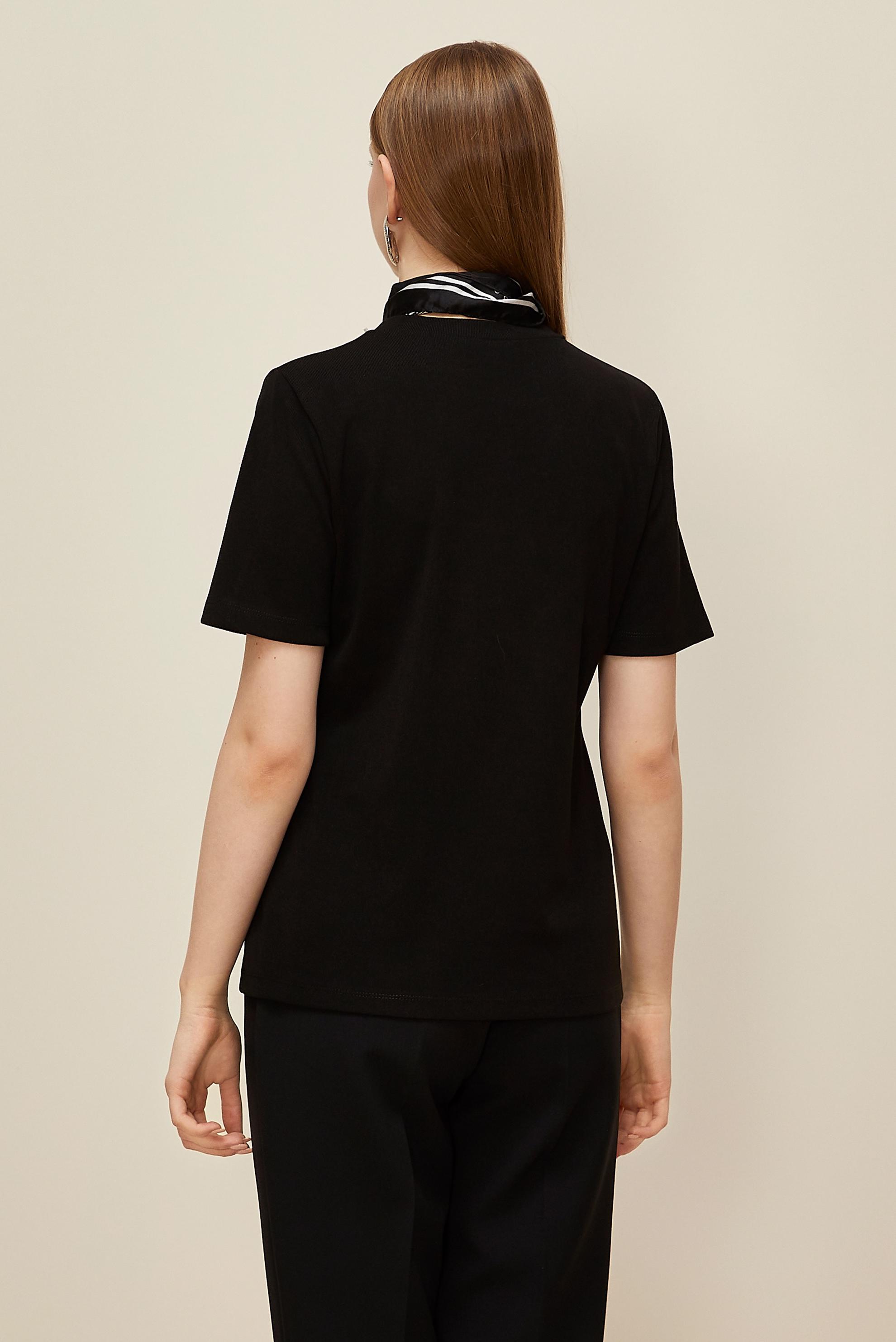 Hijab clothing BLACK SHORT SLEEVED BLOUSE 46145