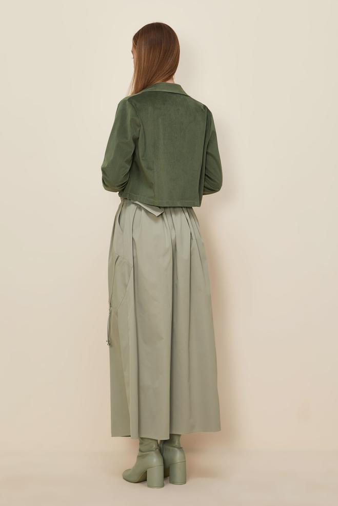 Hijab clothing KHAKI 46238 RD 457 BLUZ 38-42 - ALVİNA